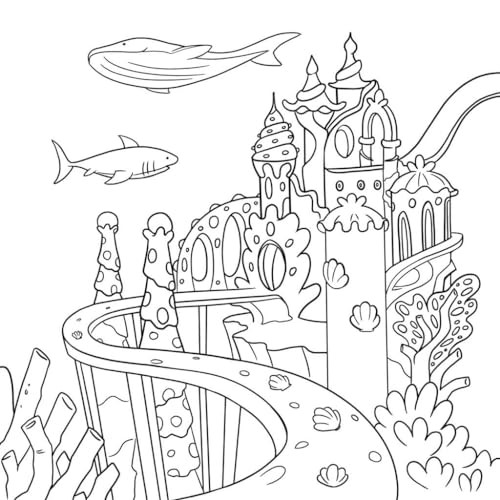 Mermaid Coloring Book: For Kids Ages 4-8, 9-12 (Young Dreamers Press Kids