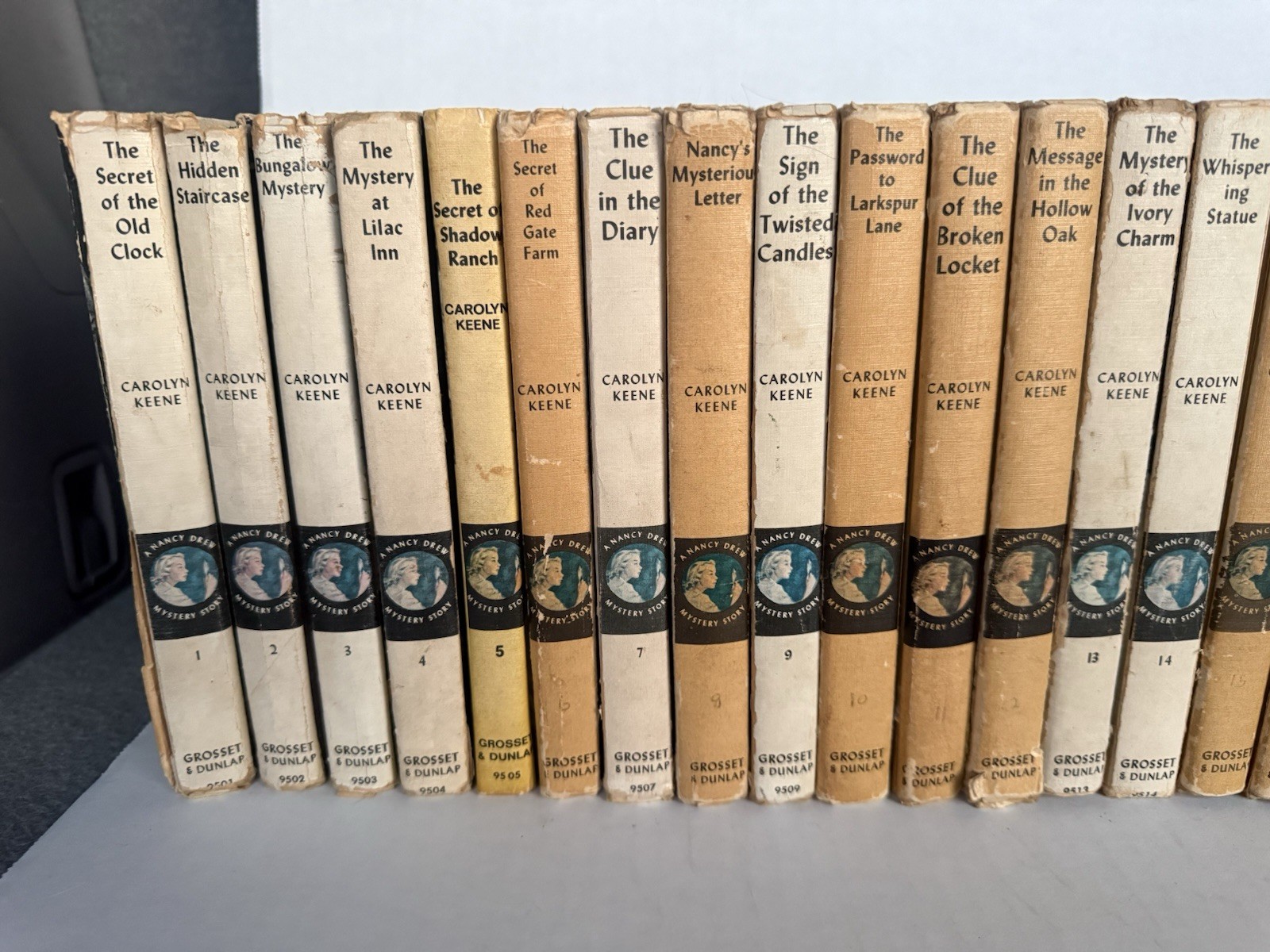 Nancy Drew Vintage Matte Books Carolyn Keene Set 1-53 + 1 Extra Book