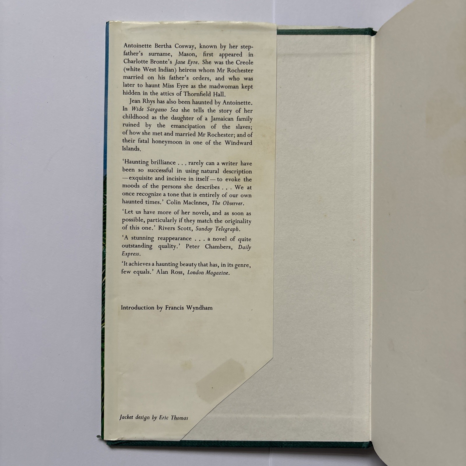 Wide Sargasso Sea Jean Rhys 1st Edition 6th Impression 1983 Andre Deutsch