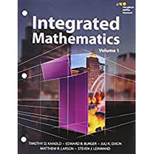 HMH Integrated Math 1: Interactive Student Edition Volume 1 (consumabl – GOOD