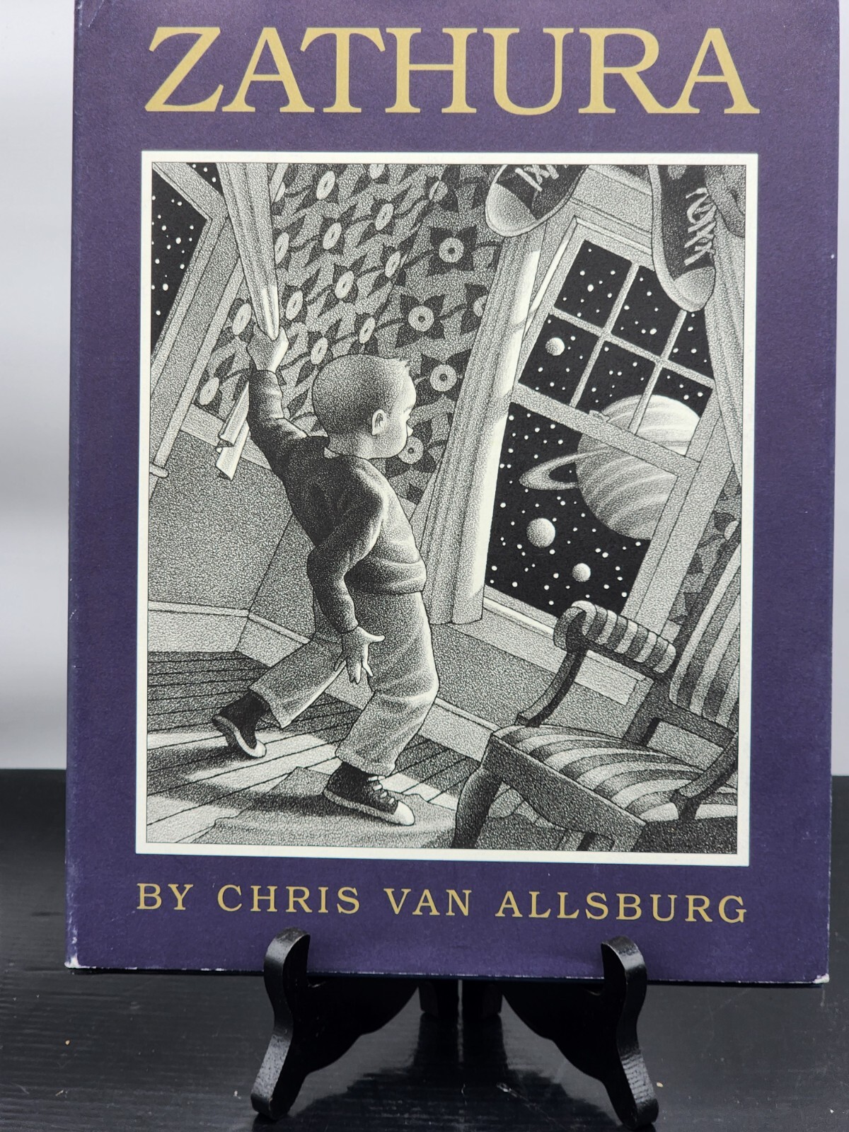 VAN ALLSBURG “ZATHURA: A SPACE ADVENTURE” 2002 1ST HC/DJ NF/VG+