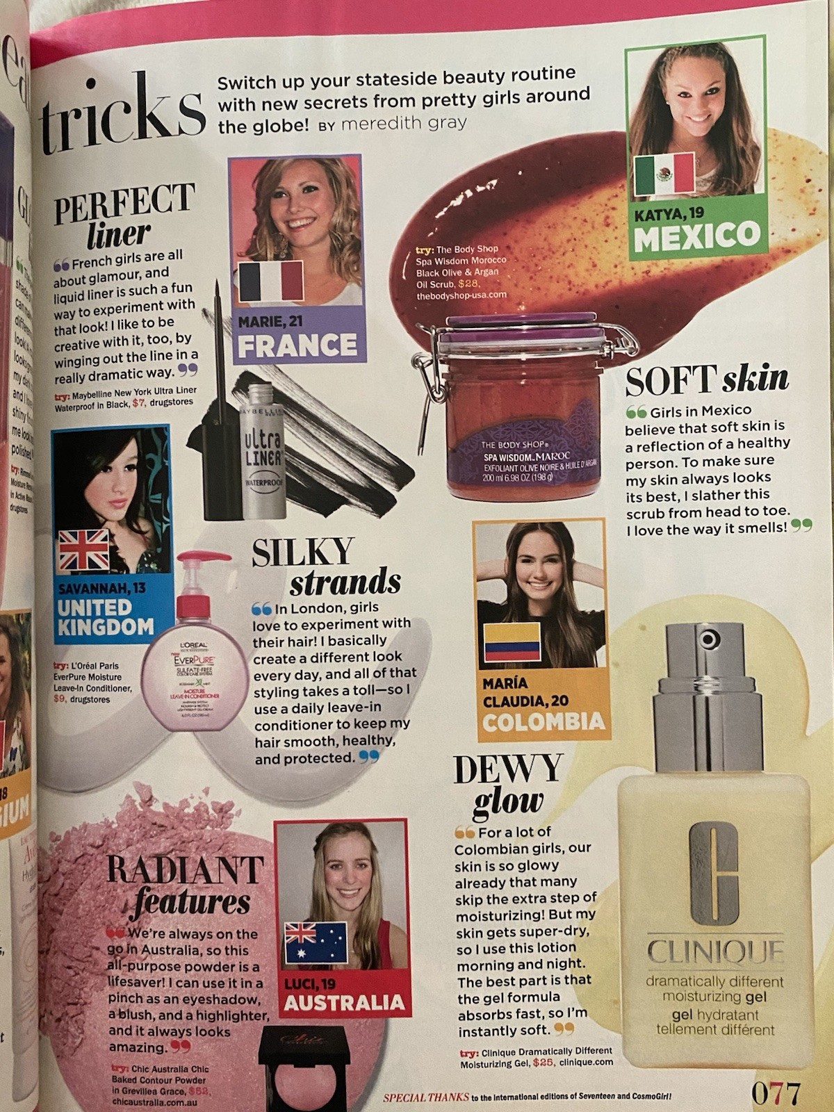 Seventeen Magazine 2011 November Quinceañera Glee Heather Morris 2010s Style