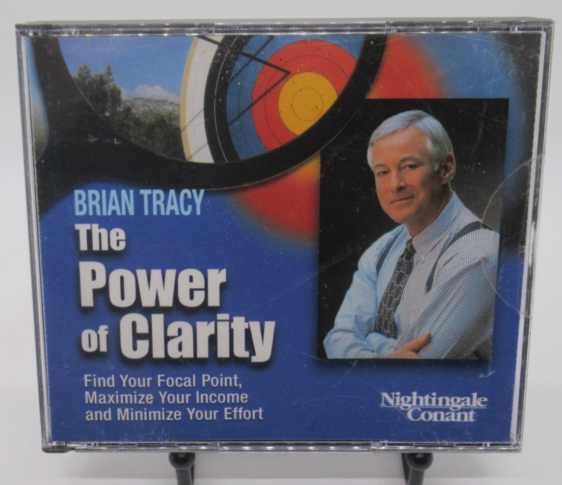 BRIAN TRACY: THE POWER OF CLARITY – MAXIMIZE INCOME 6-DISC AUDIO CD SET, NIGHTIN
