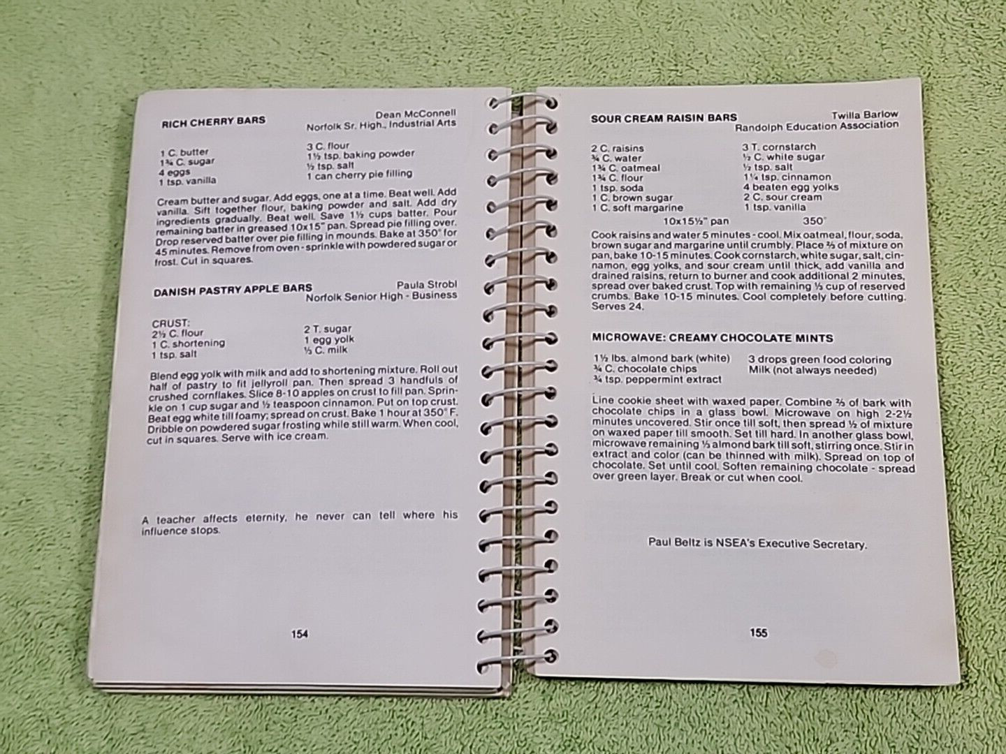 Vtg 1983 What’s Cooking? Cookbook 214 pages Nebraska Teachers
