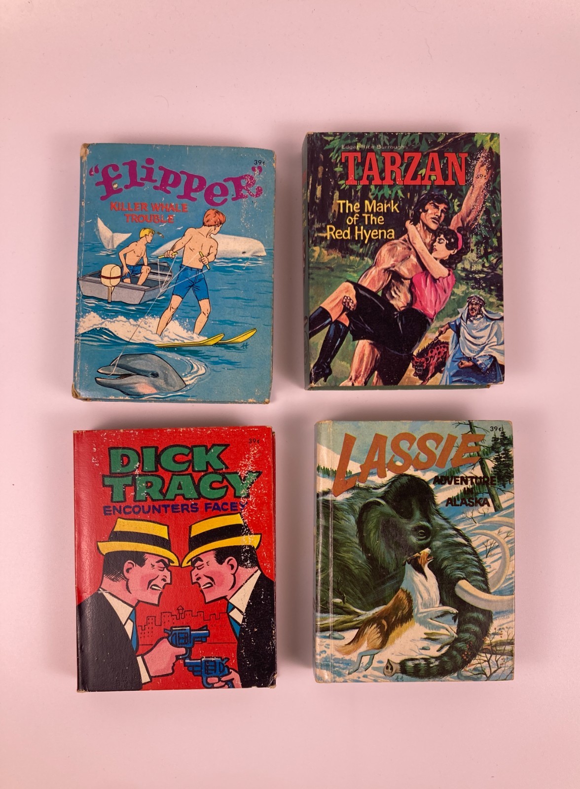 Big Little Book BLB Vintage 4 Book Lot Whitman Publishing 1967