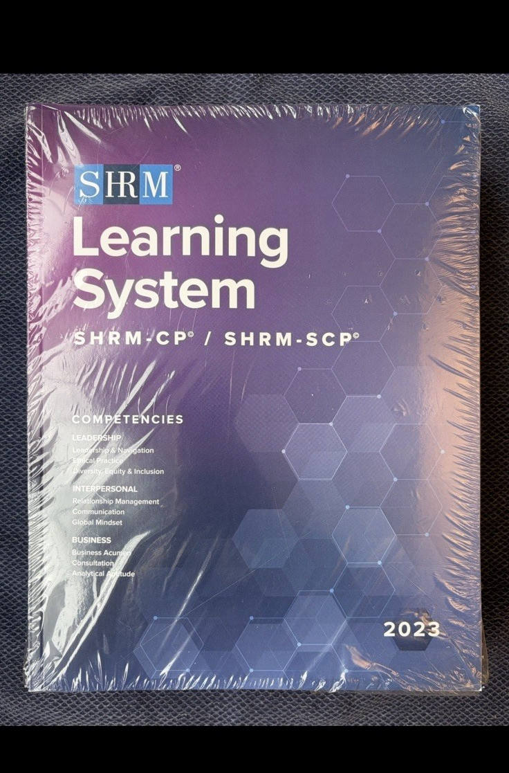 SHRM Learning System 2023 Study Guide for SHRM-CP/SHRM-SCP by H.R. Society