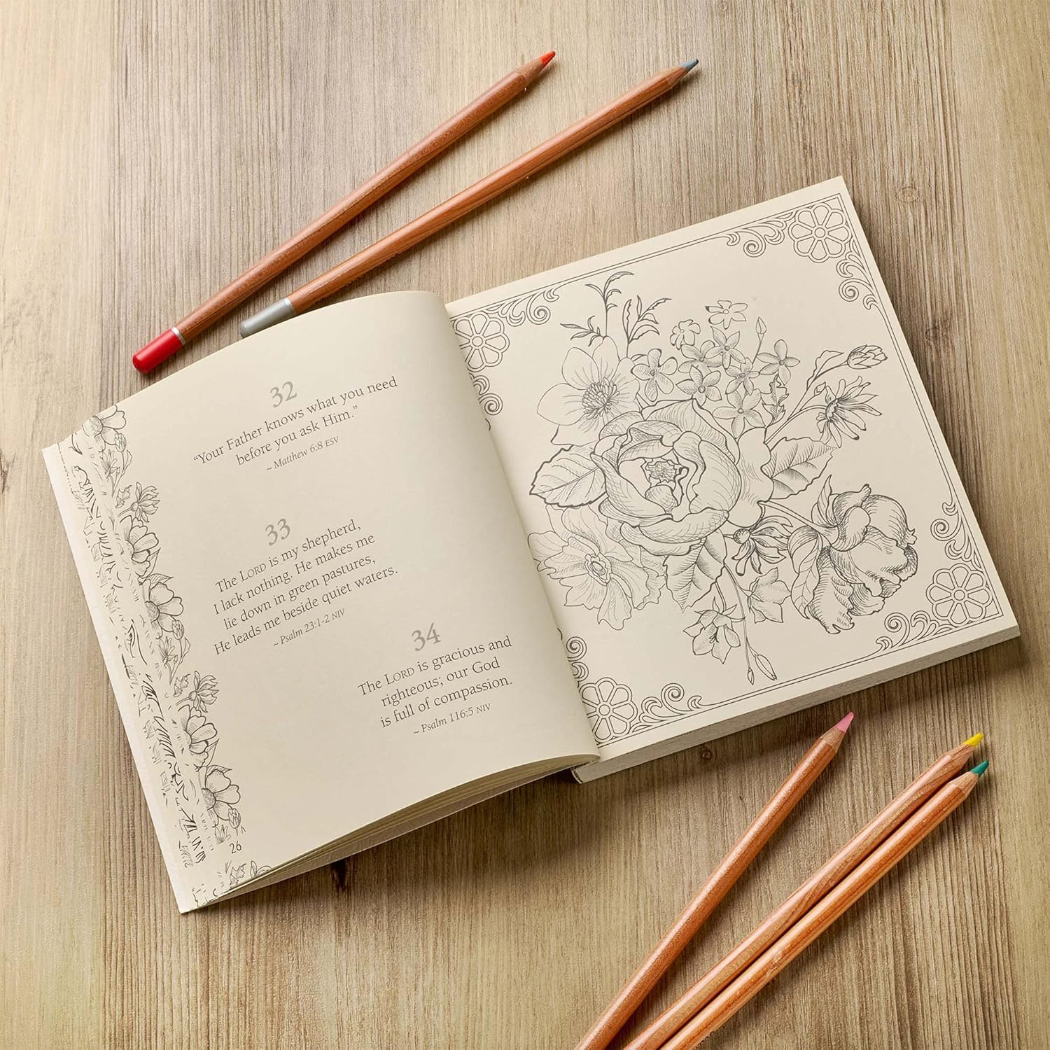 365 Promises from God’S Word in Color: Scripture and Coloring Pages, Compact Pur