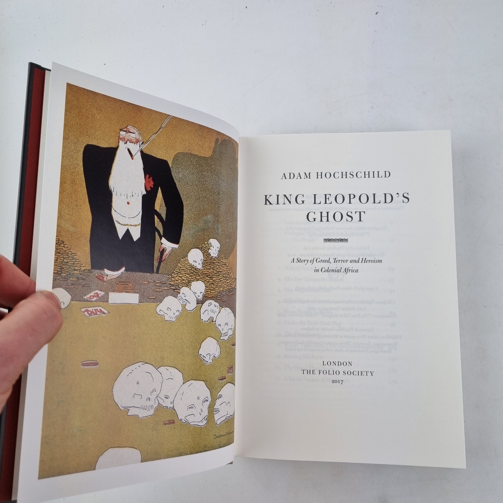 Folio Society: King Leopold’s Ghost By Adam Hochschild 2017