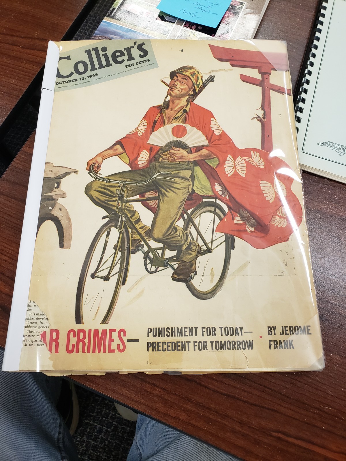 COLLIER’s MAGAZINE 13 Oct 1945 Used Magazine 94 pages
