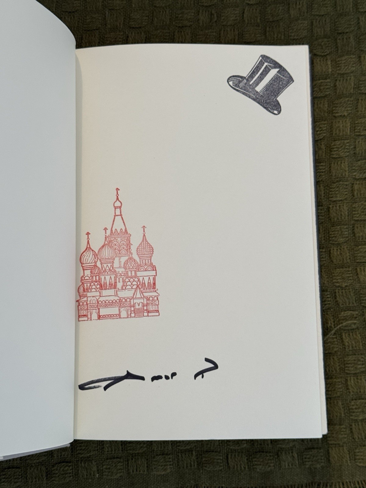Amor Towles A Gentleman In Moscow Signed & Slipcase US 1st Edition Book