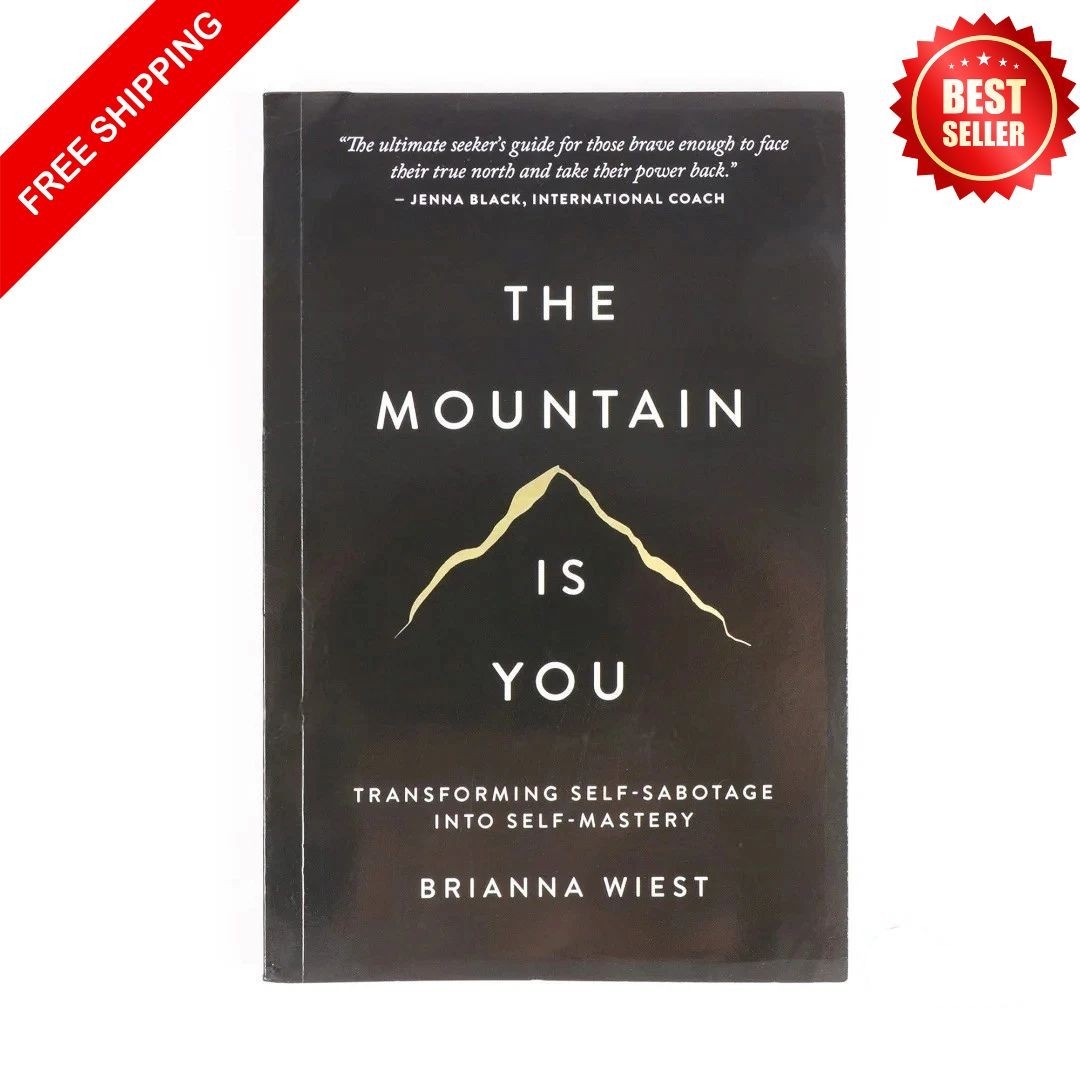 The Mountain is you by Brianna Wiest Self-Sabotage Into Self-Master Book in USA