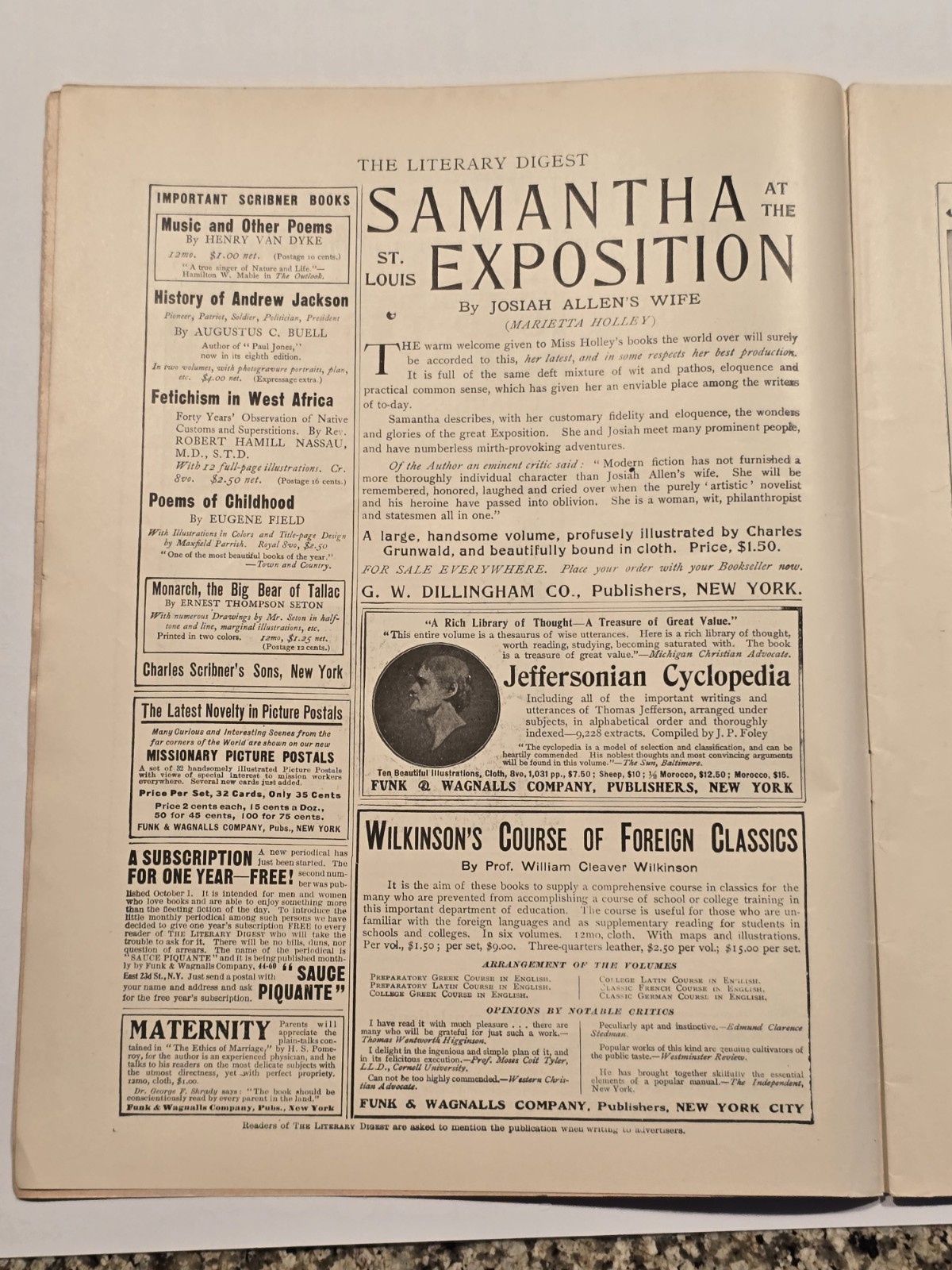 1904 NYC SUBWAY OPENING ISSUE Literary Digest Oct 29 Original Antique
