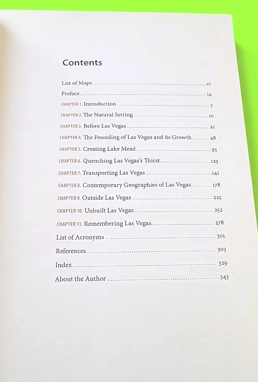 Mapping Historical Las Vegas, by Joe Weber, 1st Printing, 2022, 343 pp.