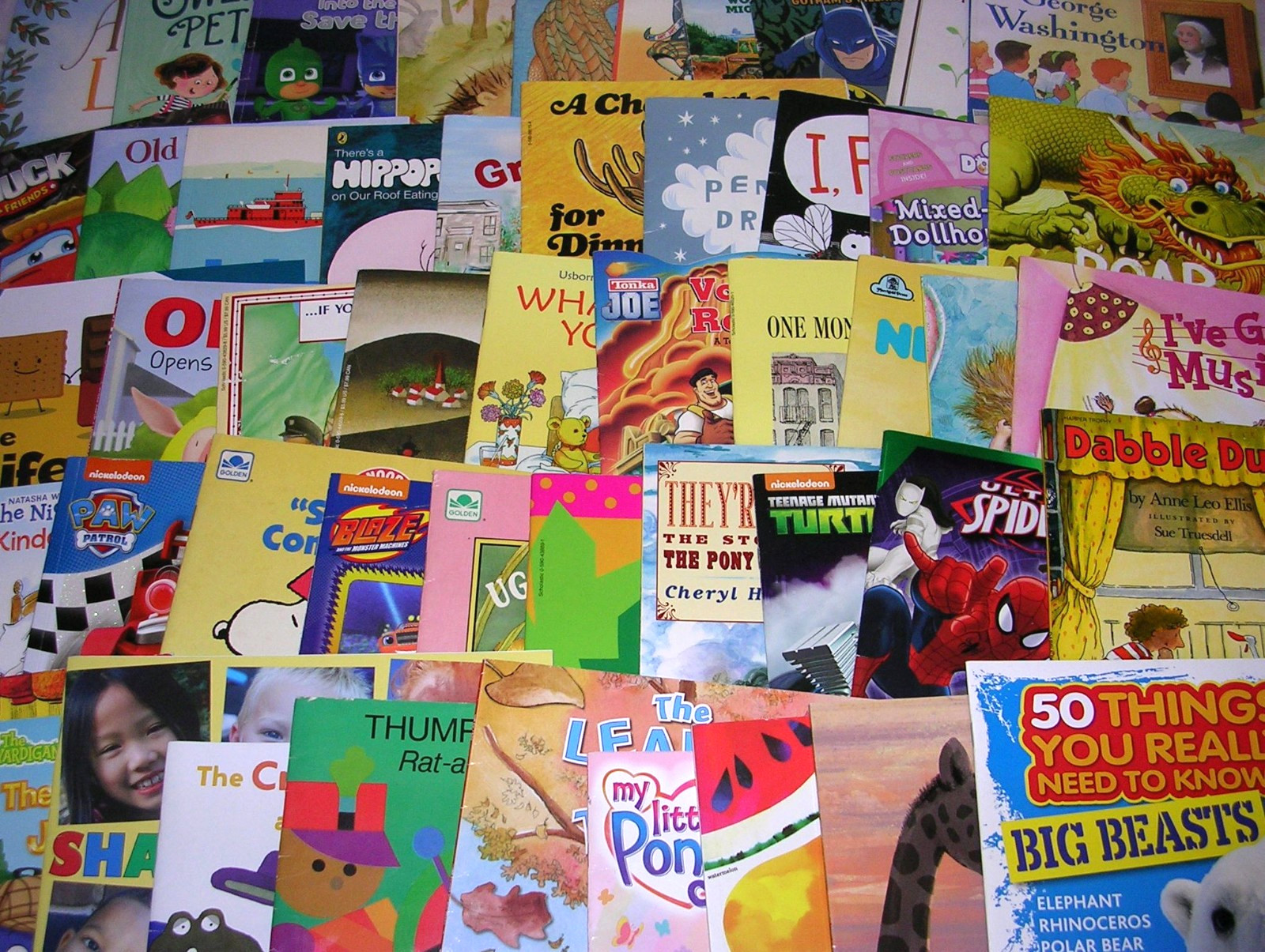 Lot of 60 Children’s Picture Books: Kindergarten, 1st, 2nd Grade Reading Level