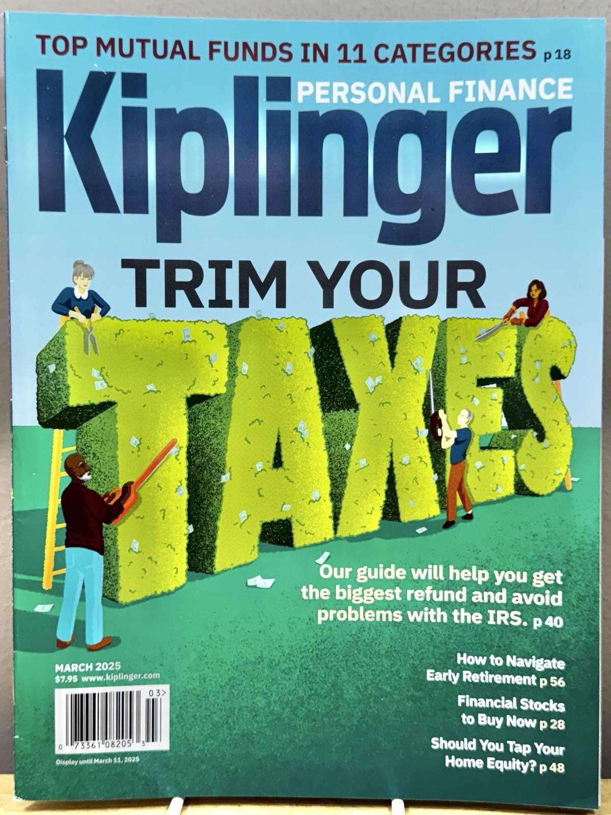 KIPLINGER Personal Finance Magazine Trim Your Taxes March 2025 Mutual Funds