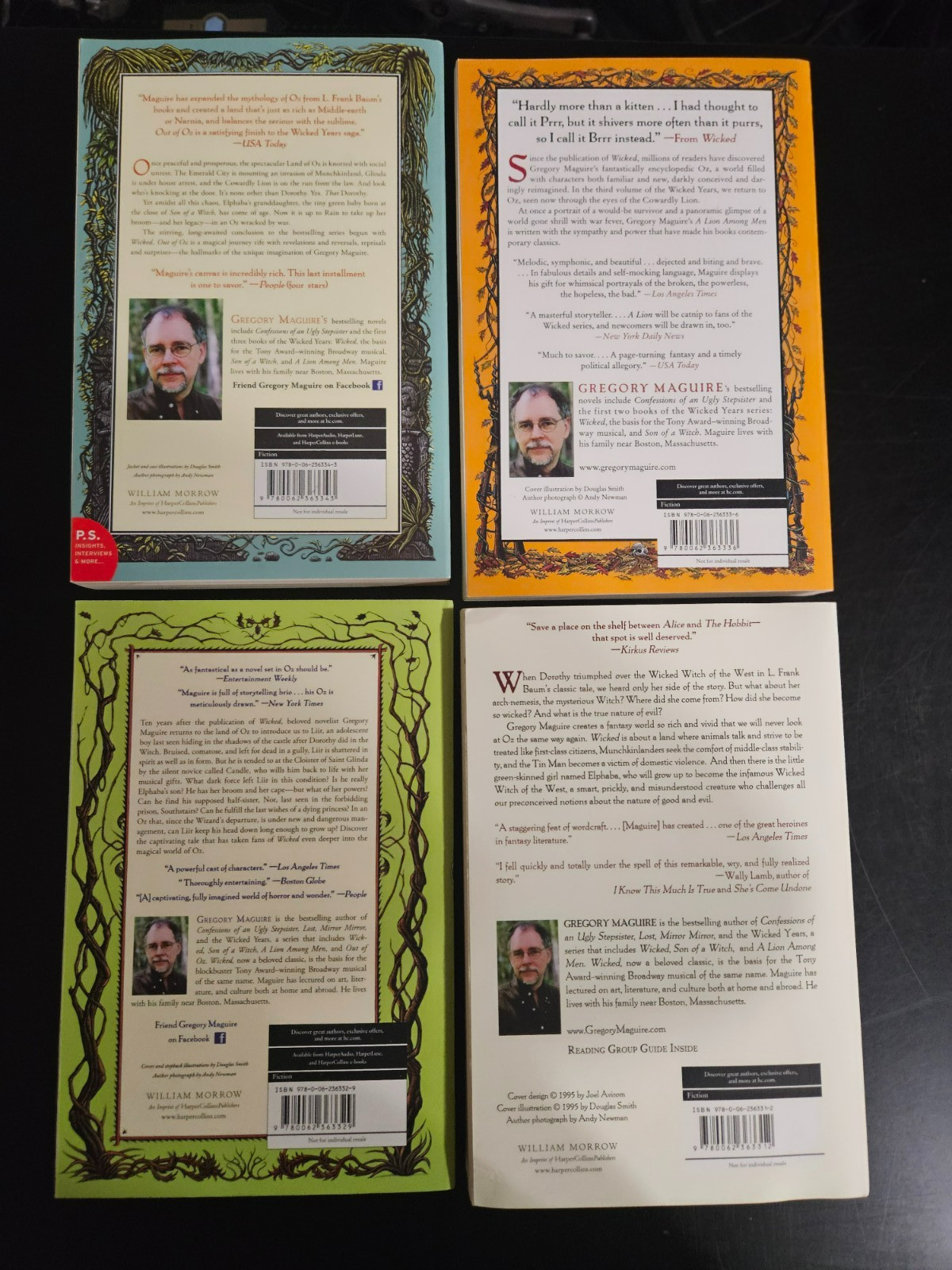 THE WICKED YEARS COMPLETE COLLECTION BY Gregory Maguire PAPERBACK