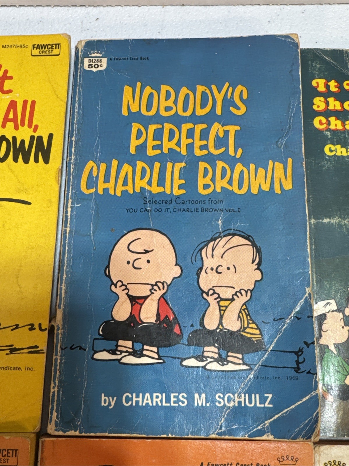 PEANUTS Paperback Lot of 12 Early 60s–70s Vintage Books