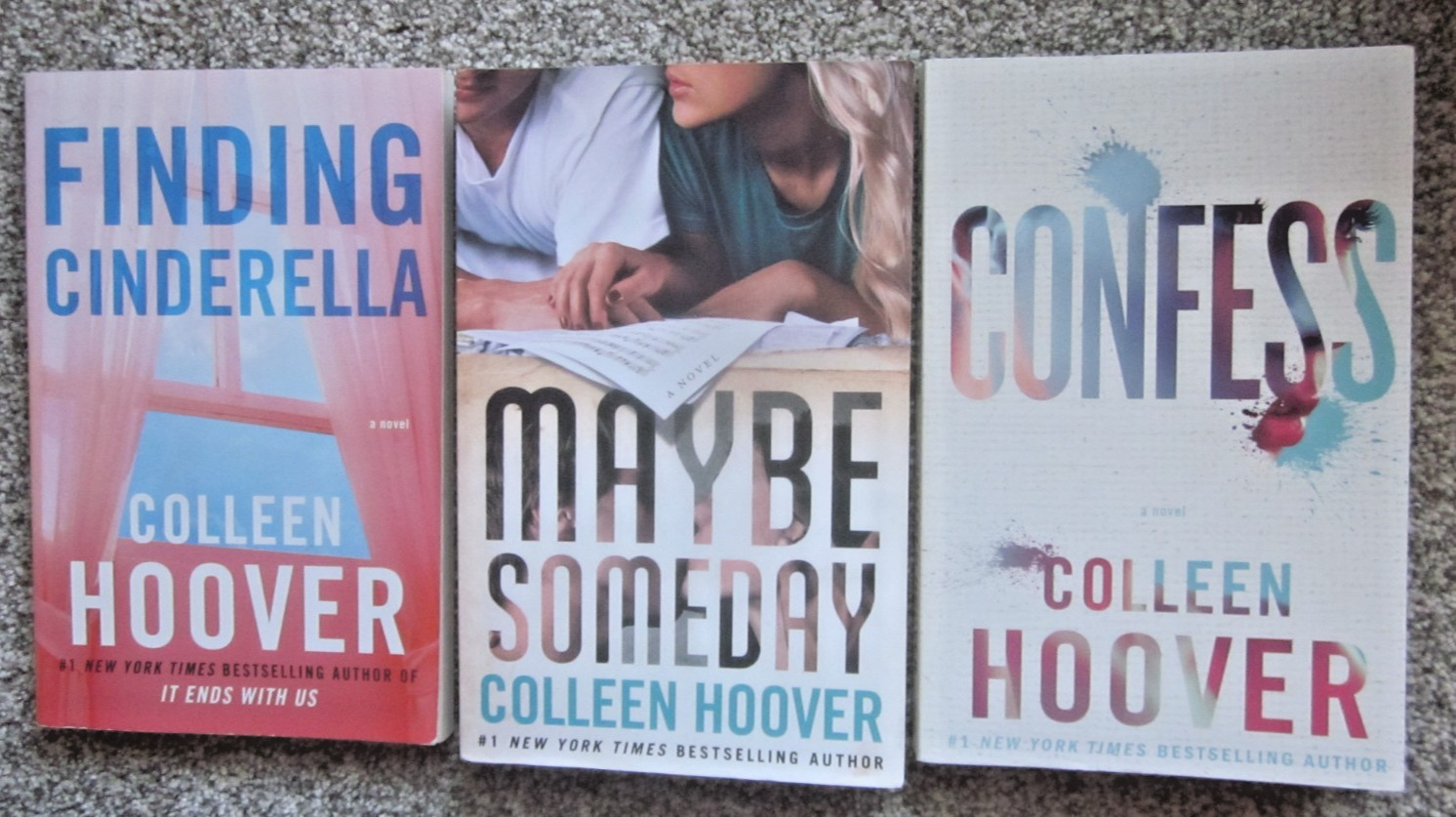 COLLEEN HOOVER BOOK LOT / 9SC / ROMANCE-CONTEMPORARY FICTION / 2013-2023