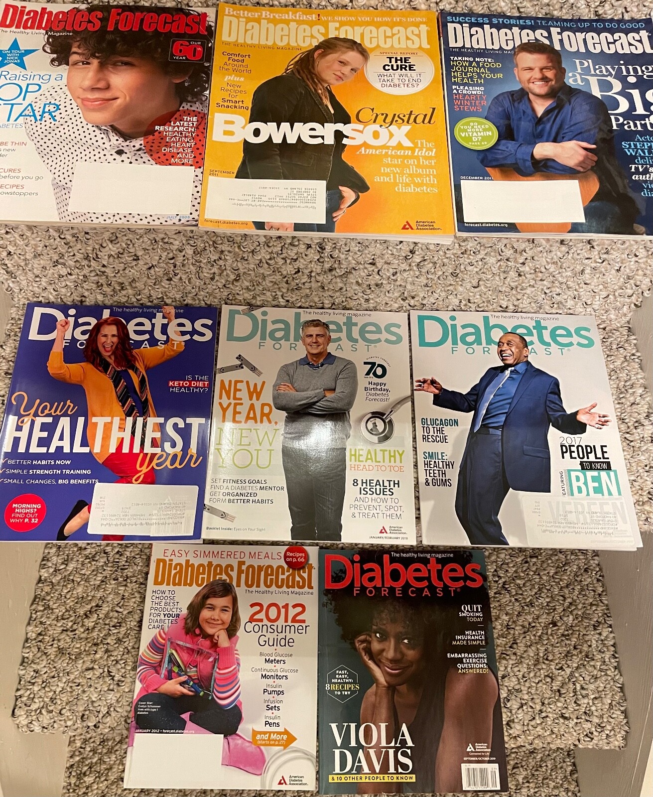 Diabetes Forecast Back Issues July 2008-September/October 2019 You Pick One