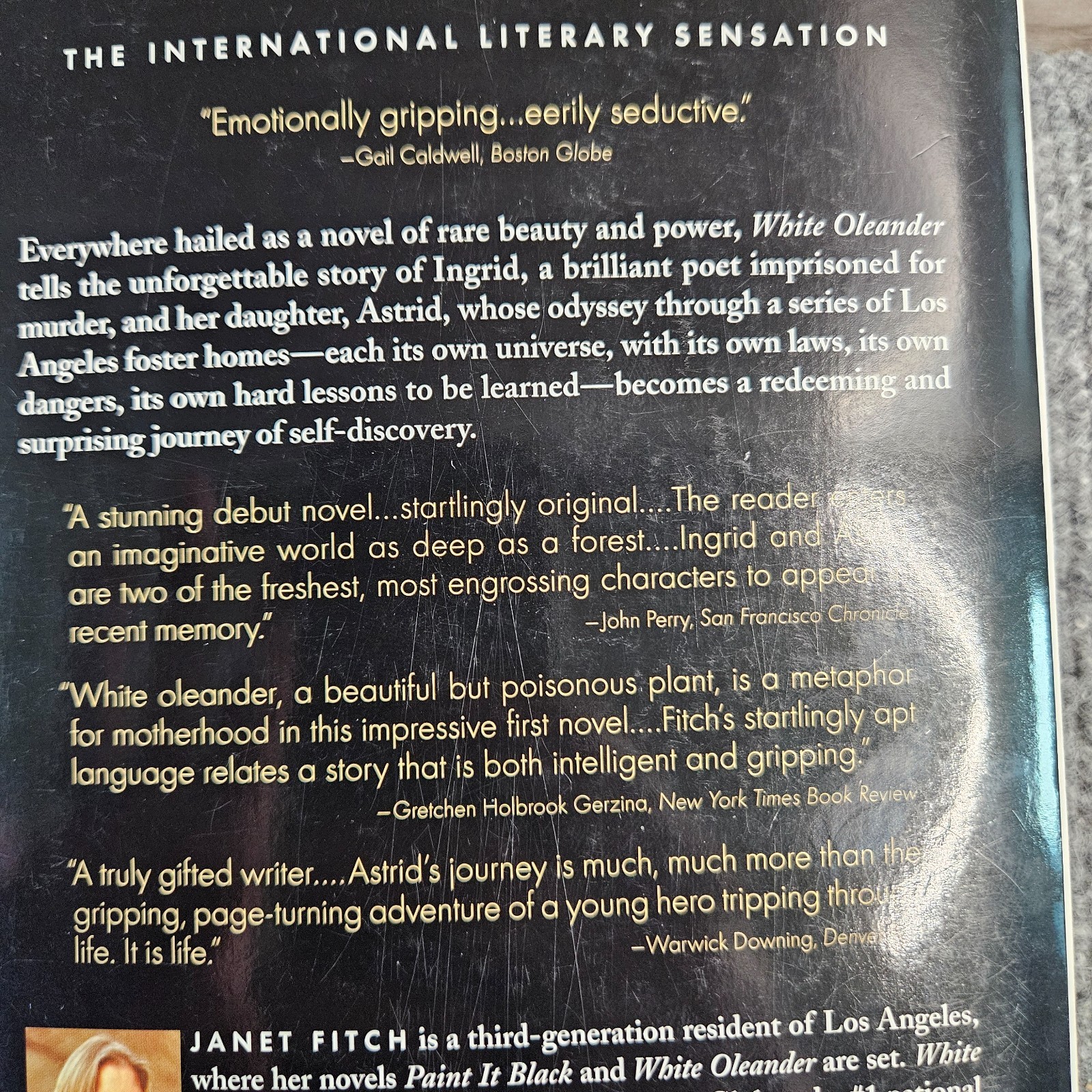 White Oleander Janet Fitch Paperback Back Bay Book Oprah Selection