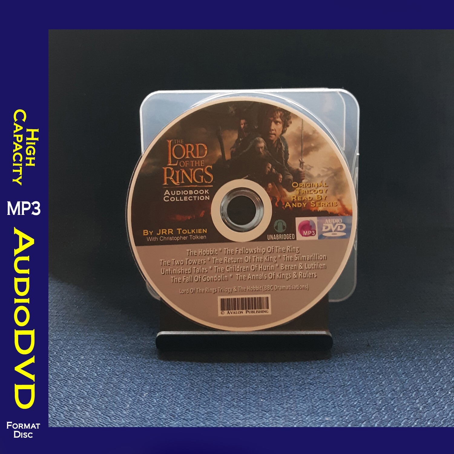 The LORD OF THE RINGS Series Read By Andy Serkis – 14 MP3 Audiobook Collection