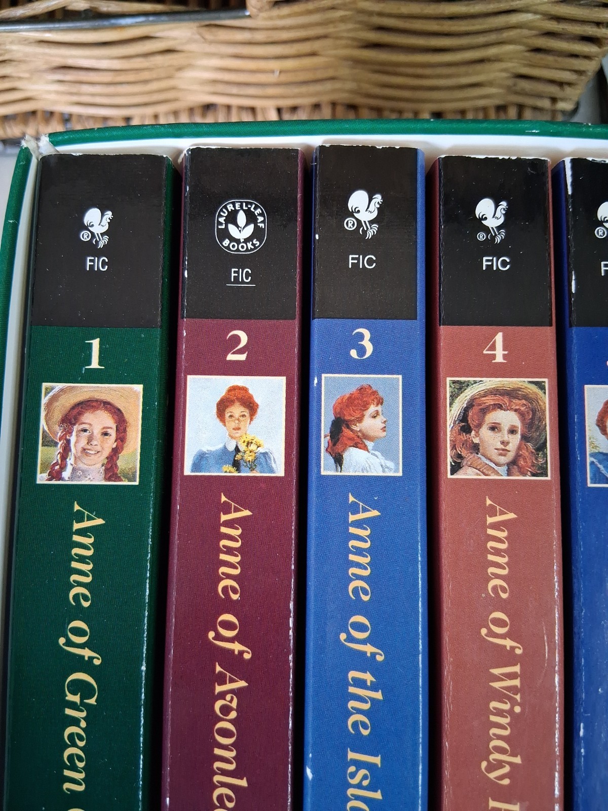 Anne of Green Gables Complete 8-Book Box Set L.M. Montgomery Bantam VTG 1990’s