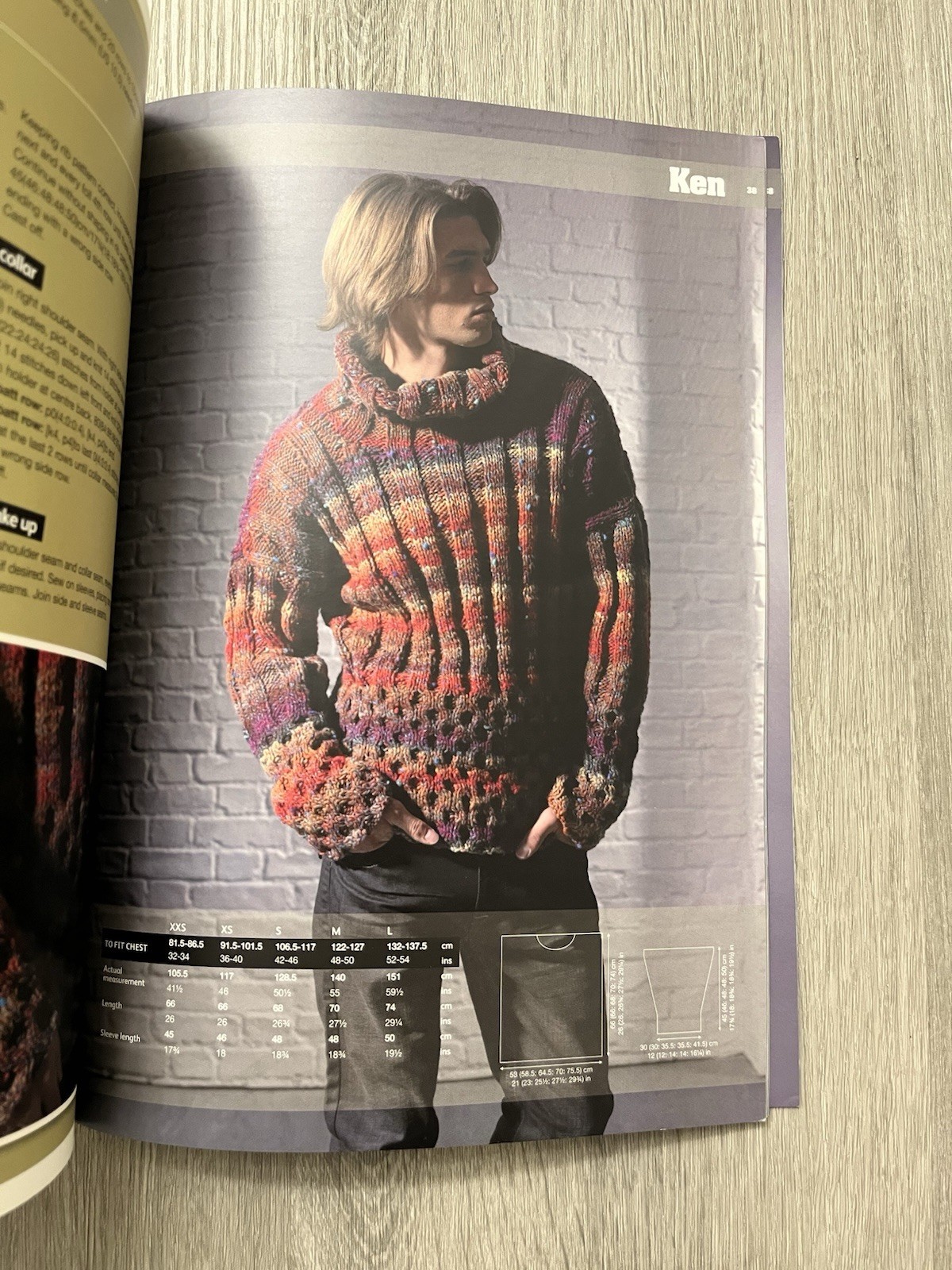 Noro Men Jane Ellison 2009 Trade PB Knitting Pattern Book 8.5×12” UK VG