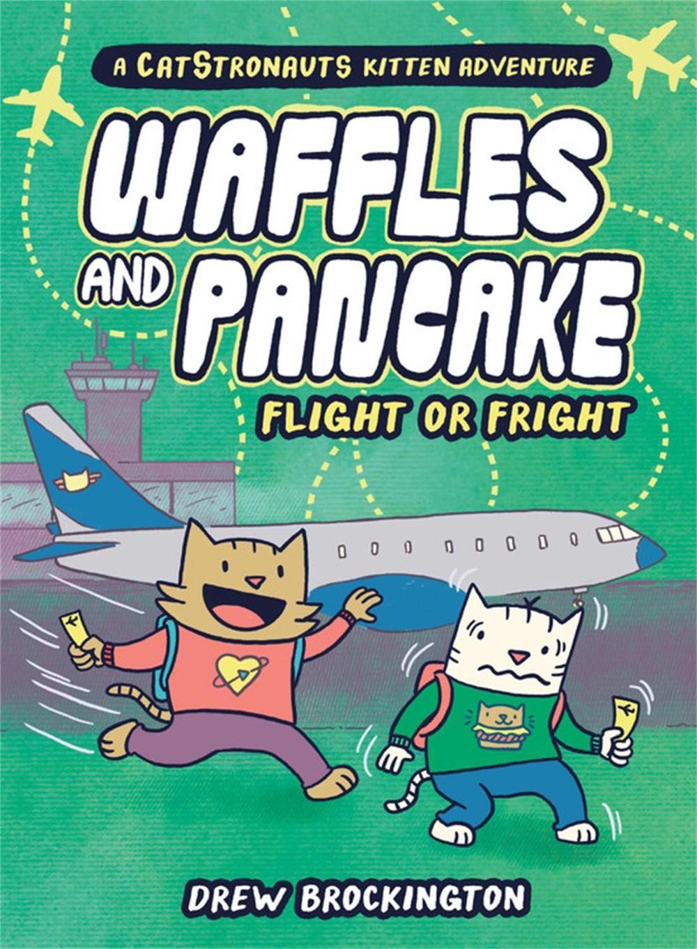 Waffles and Pancake: Flight or Fright by Drew Brockington (English) Hardcover Bo