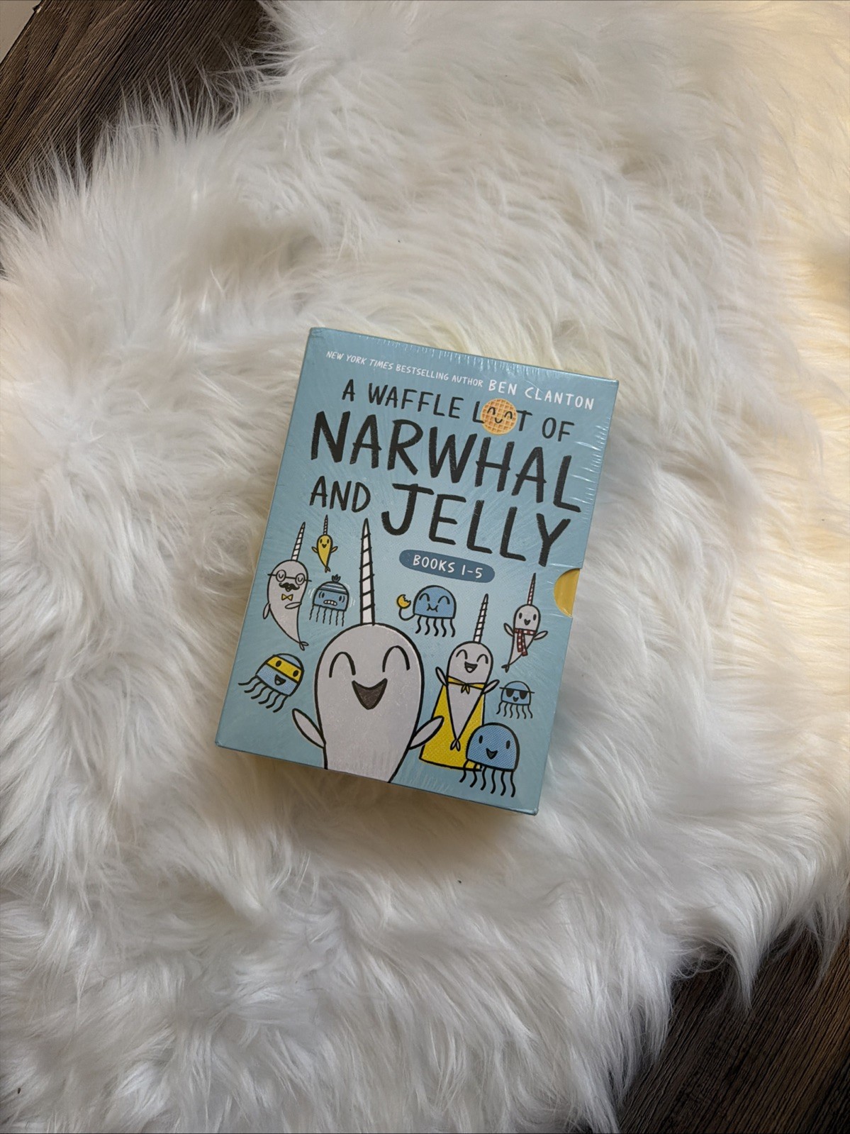 Waffle Lot of Narwhal and Jelly (Hardcover Books 1-5) by Ben Clanton2021
