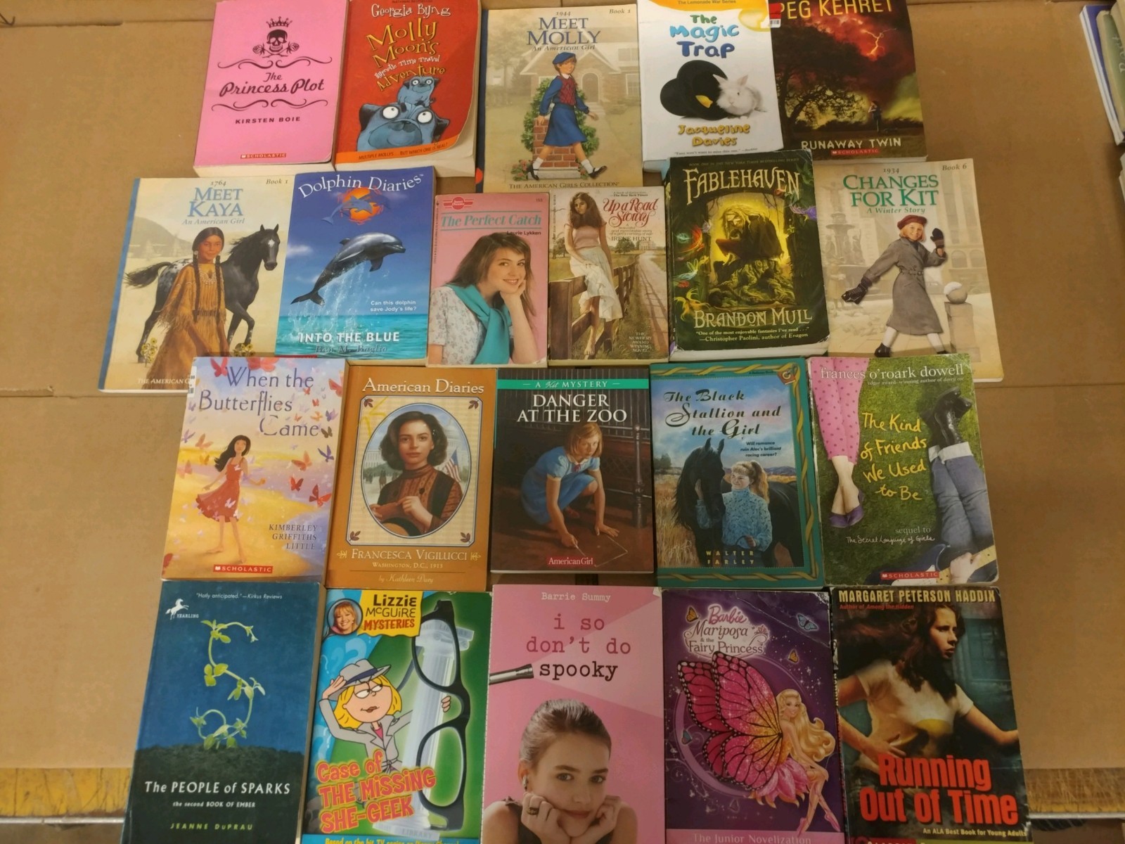 Lot of 20 Chapter Books for GIRLS Youth Early Reader Young Adult Children RANDOM