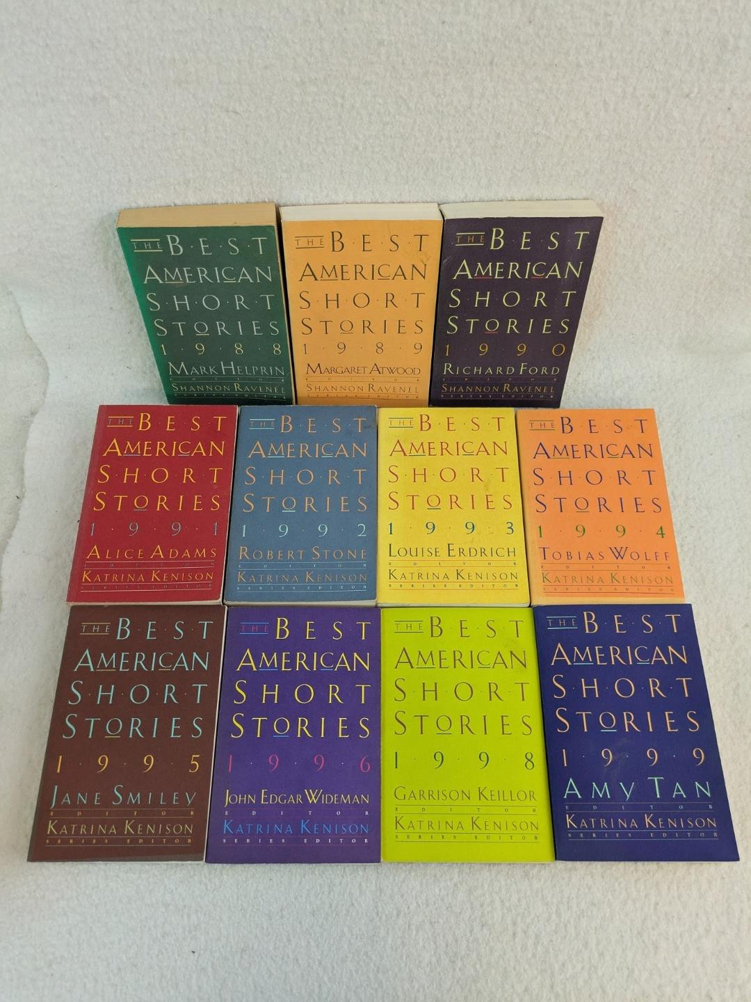 Lot of 21 of THE BEST AMERICAN SHORT STORIES 1988-1996, 1998-2007, 2009 & 2011