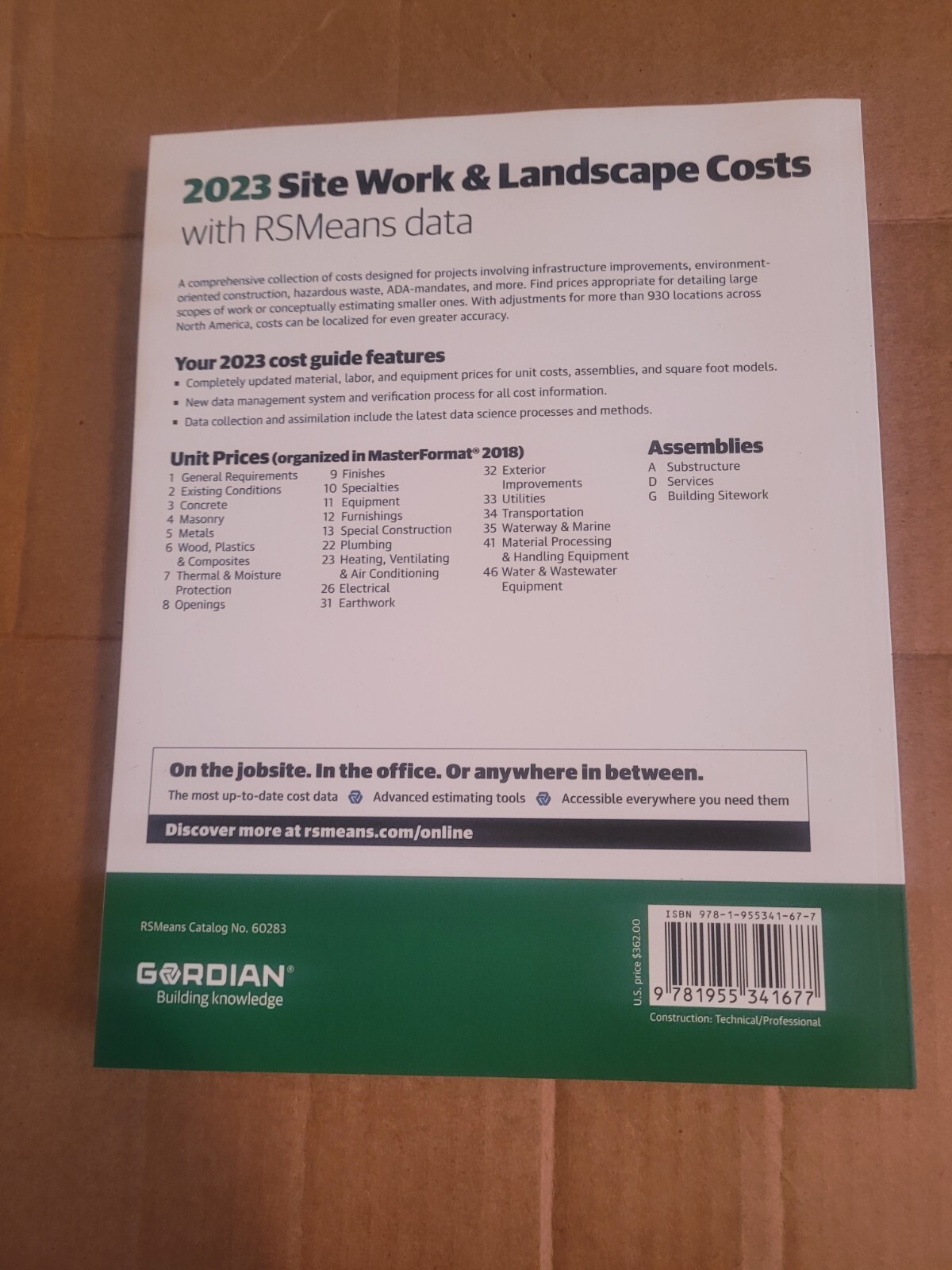 2023 Gordian Site Work And Landscape Costs