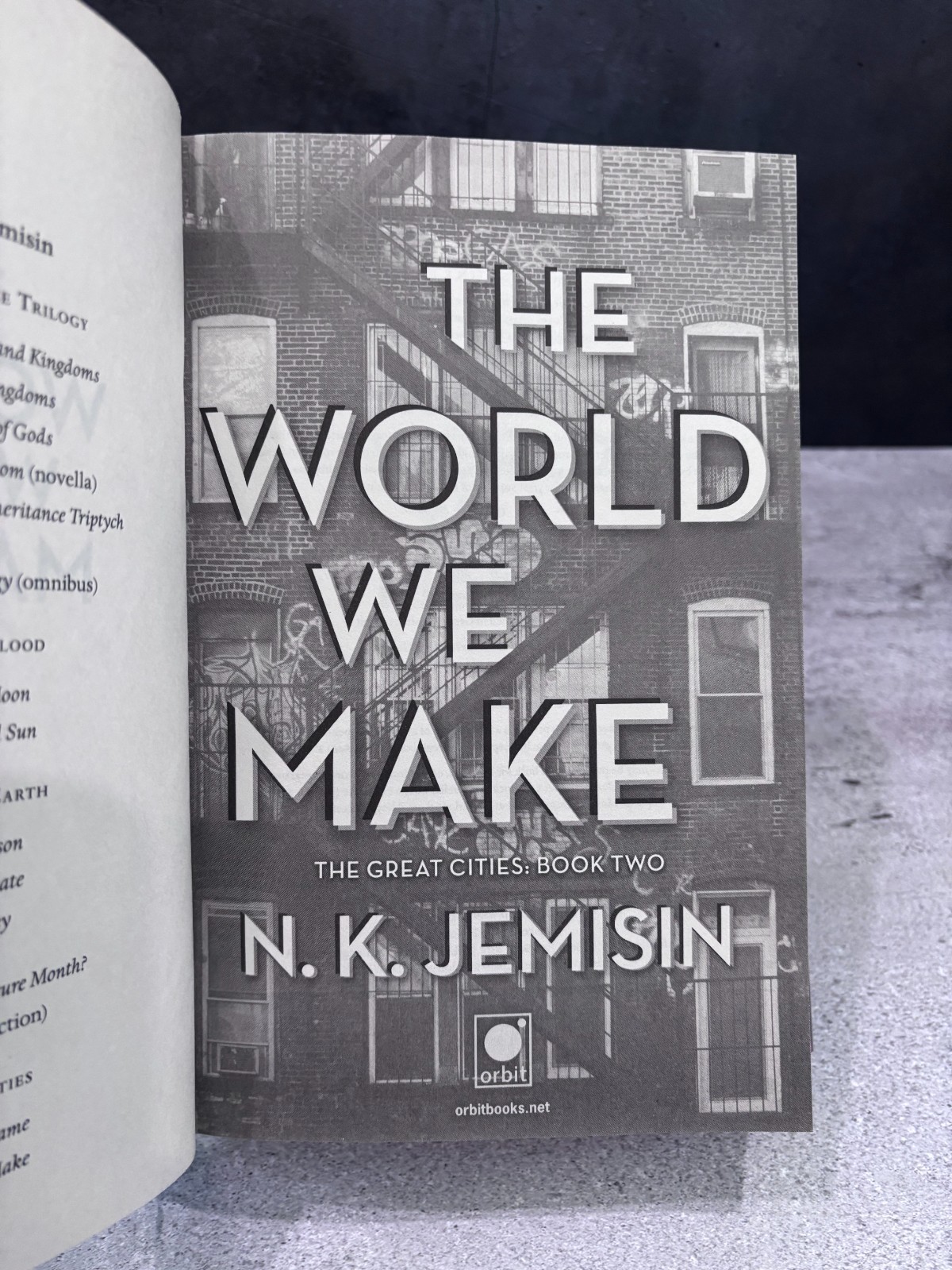 SIGNED copy The World We Make by N.K. Jemisin Hardcover Book 1st Ed/ 1st Print