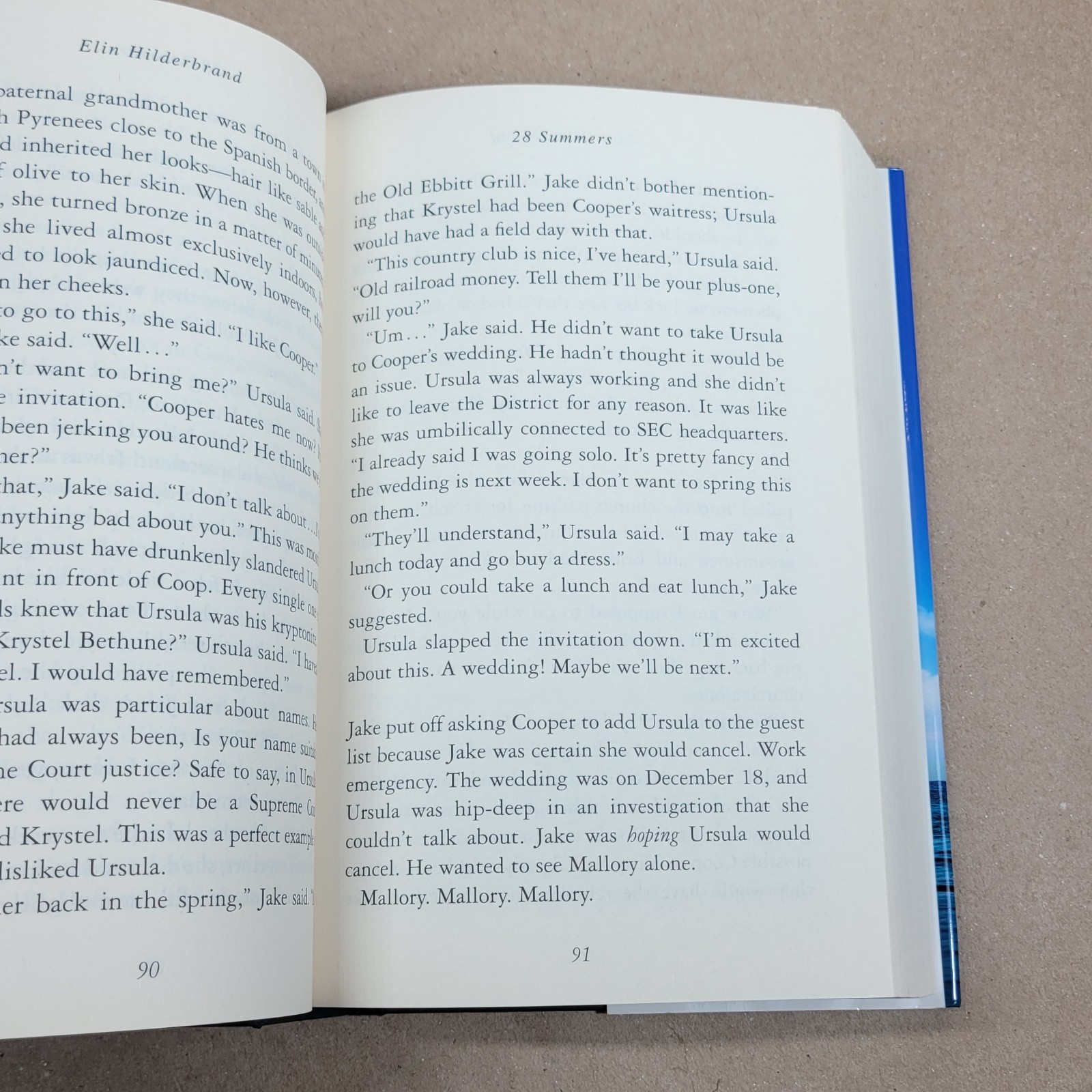 LARGE PRINT 28 Summers by Elin Hilderbrand Hardcover