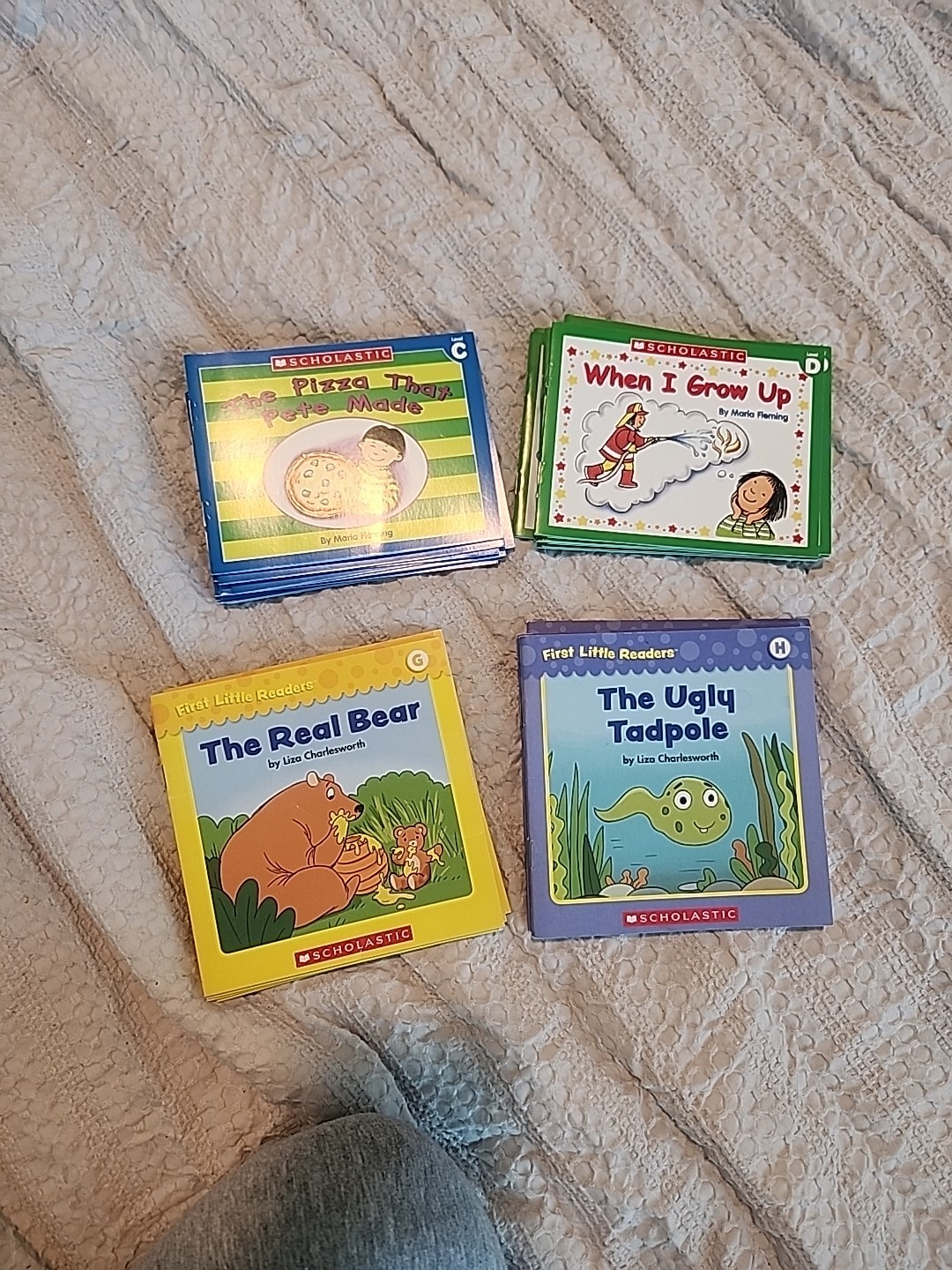 41 Scholastic Little Readers Books Level C-D, G-H Kindergarten 2nd Grade Phonic