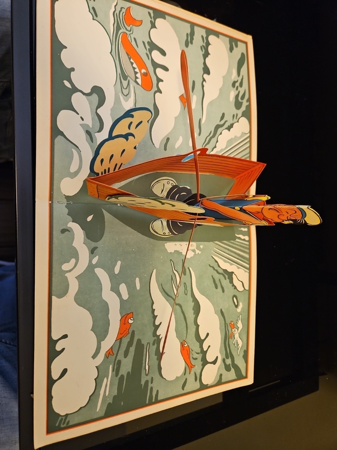 The Pop-Up Popeye with the Hag of the Seven Seas 1935 HC Damaged Read Desc
