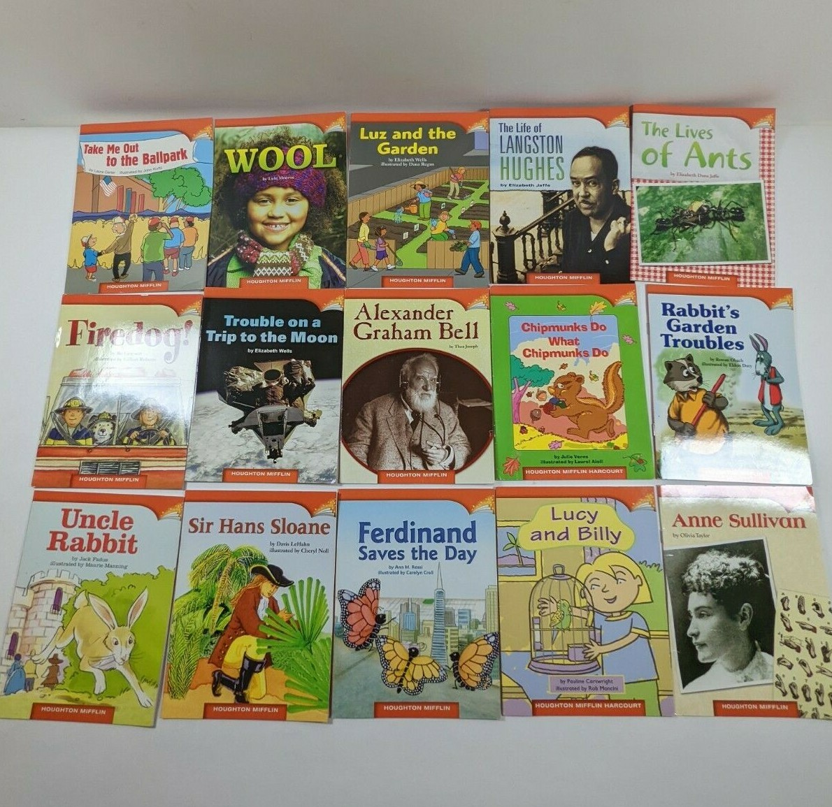 Lot of 60 Grade 2 Houghton Mifflin Early Readers Homeschooling Early Reader Lot