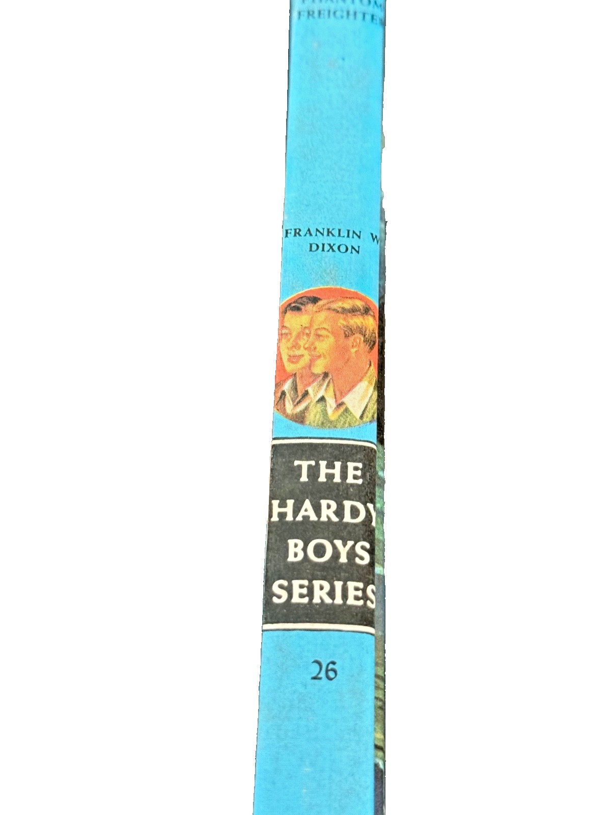THE HARDY BOYS BOOK #26 THE PHANTOM FREIGHTER BLUE MATTE COVER 216 PAGES