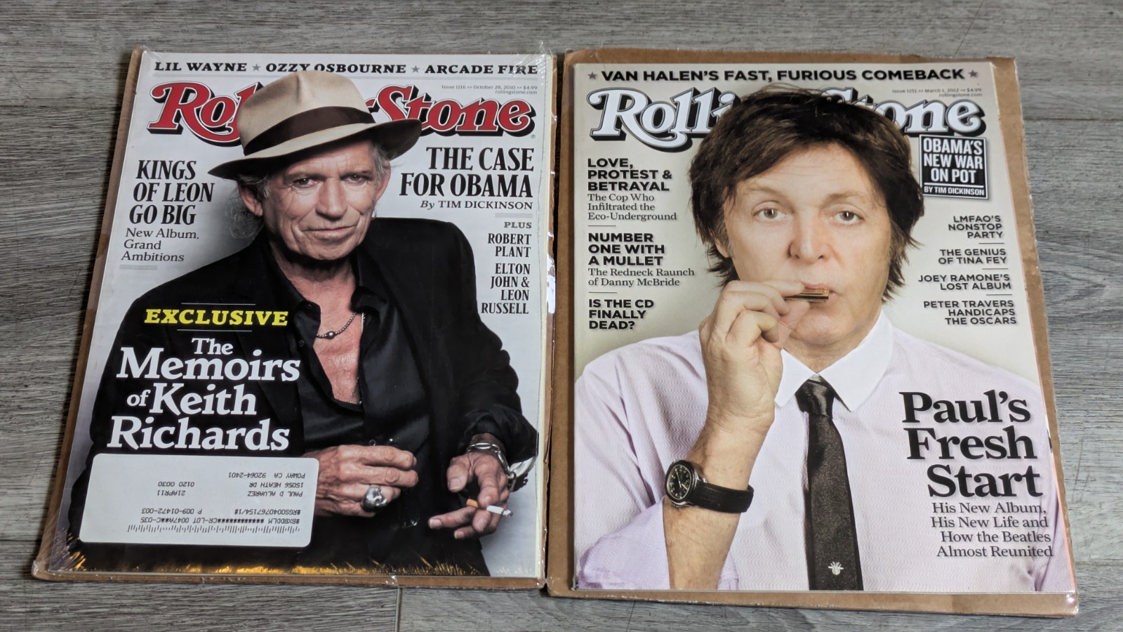 **EARLY 2010’S ROLLLING STONE MAGAZINE LOT (42) ISSUES GORGEOUS CONDITION**
