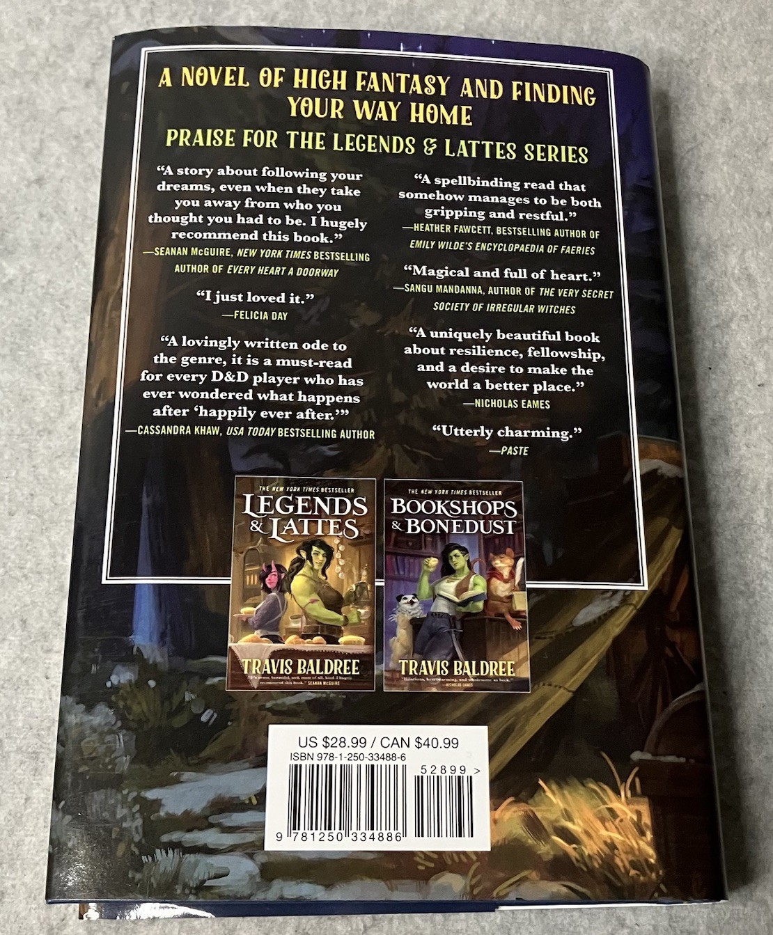 Brigands and Breadknives Travis Baldree 2025 Hardcover Signed 1st Ed w/Sticker