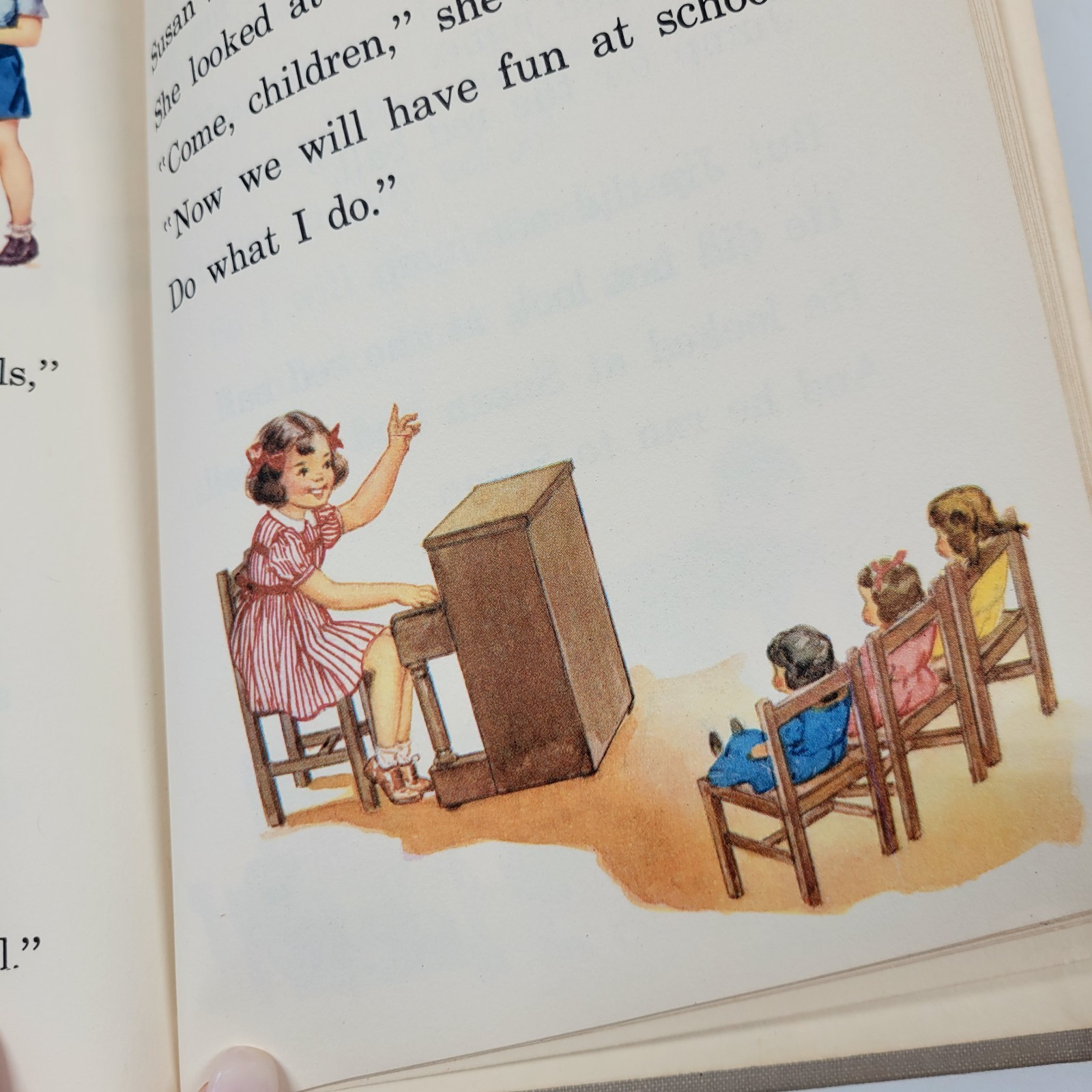 Vintage 1949 PETER’S FAMILY School Reader Book Scott, Foresman Co