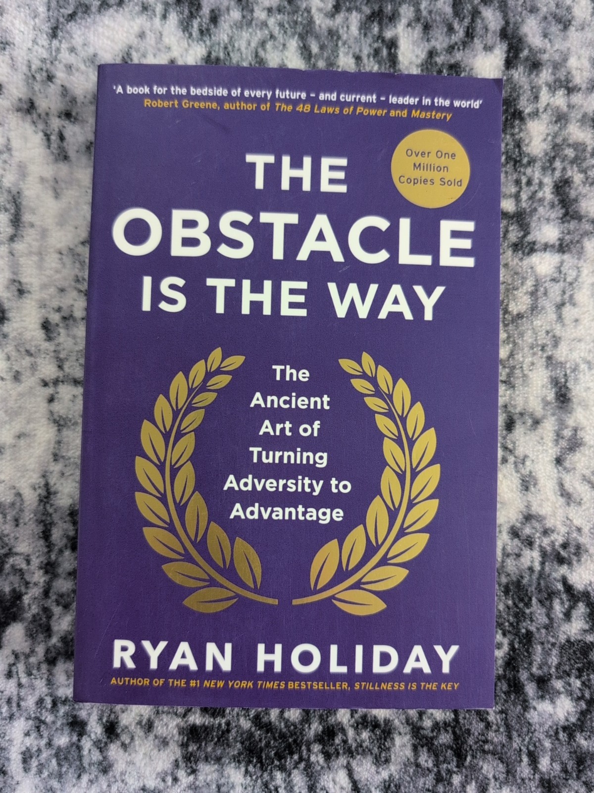 The Obstacle Is the Way Ryan Holiday Paperback Mental Wellness book