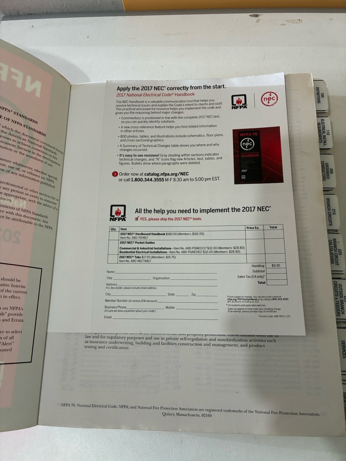 2017 NFPA 70 National Electrical Code – Paperback