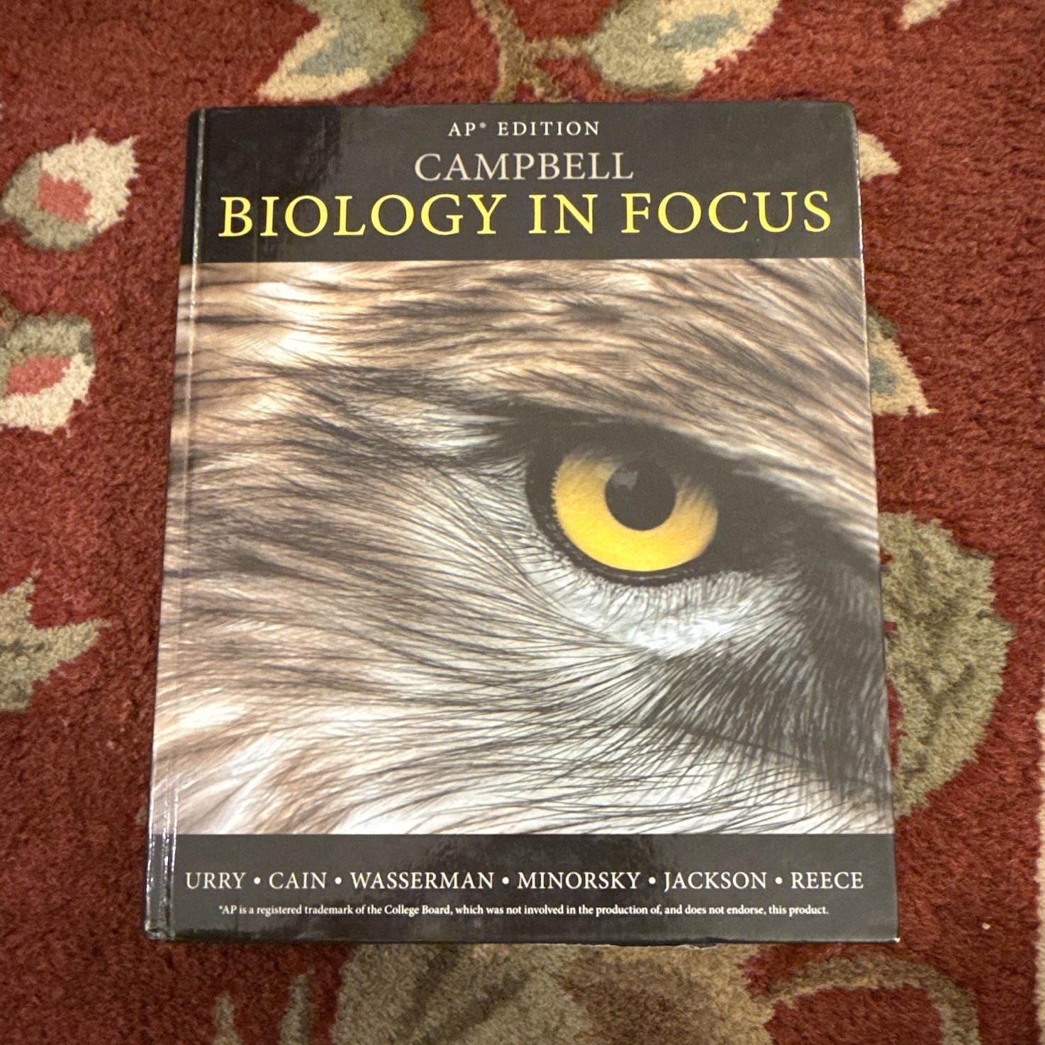 Pearson Campbell Biology in Focus AP Edition Textbook 2014 High School
