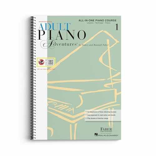 Adult Piano Adventures: All in One Course – Book 1 – Spiral-bound – Very Good o