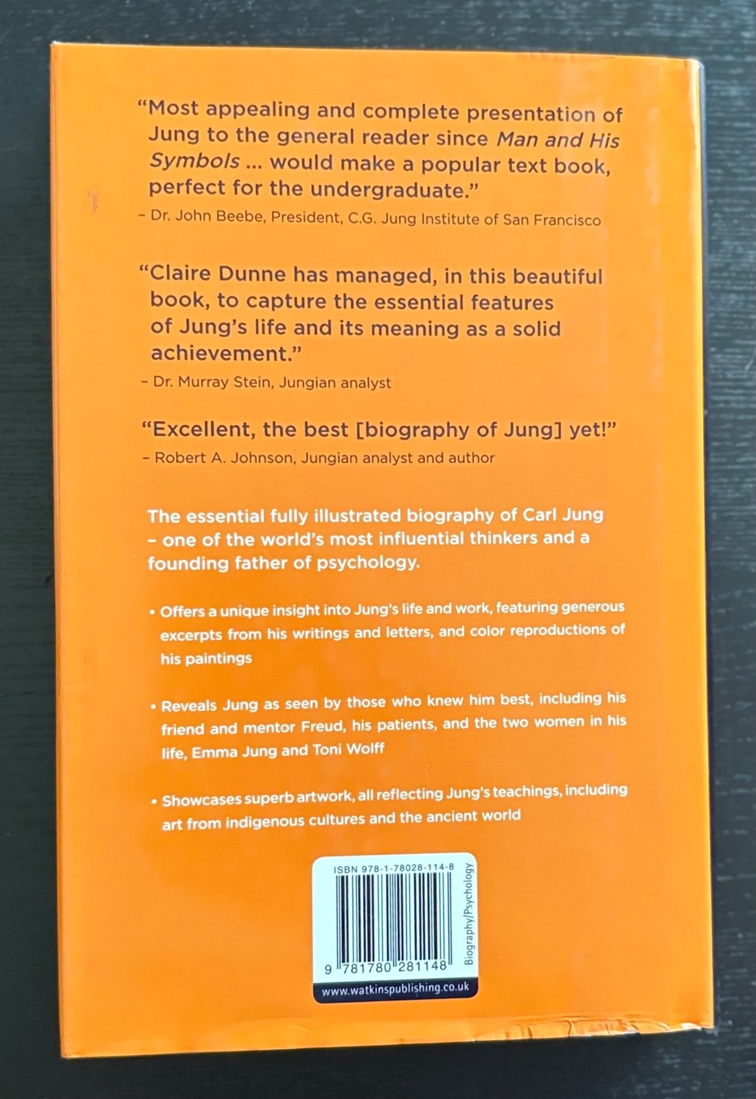 CARL JUNG WOUNDED HEALER – CLAIRE DUNNE – SIGNED – 1ST ED. – 2000 – DJ – LONDON.