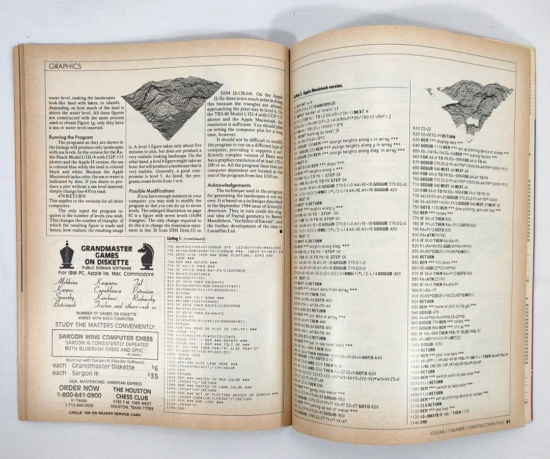 Creative Computing Magazine Computers & Electronics Vol 11 No 7 July 1985