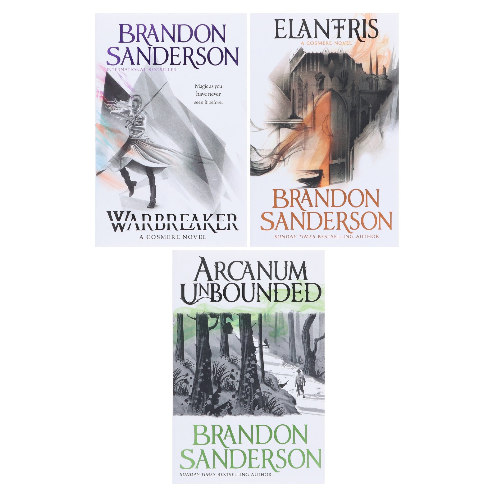Brandon Sanderson Collection 3 Books Set – Fiction – Paperback