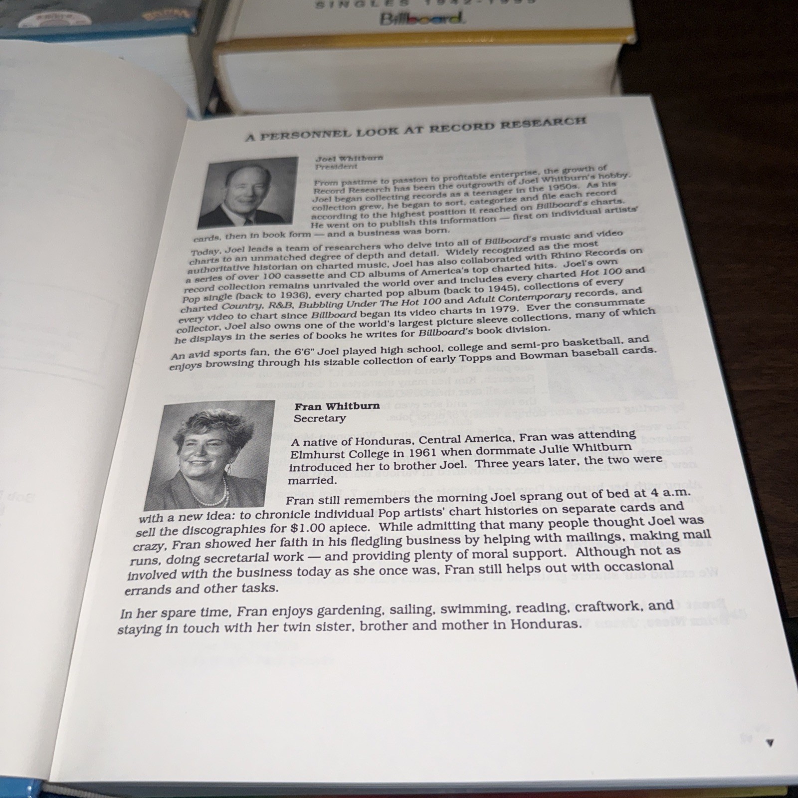 Joel Whitburn’s Top Pop Singles 1955-1993 Hardcover 896 Pages 7th Ed. Every Hit