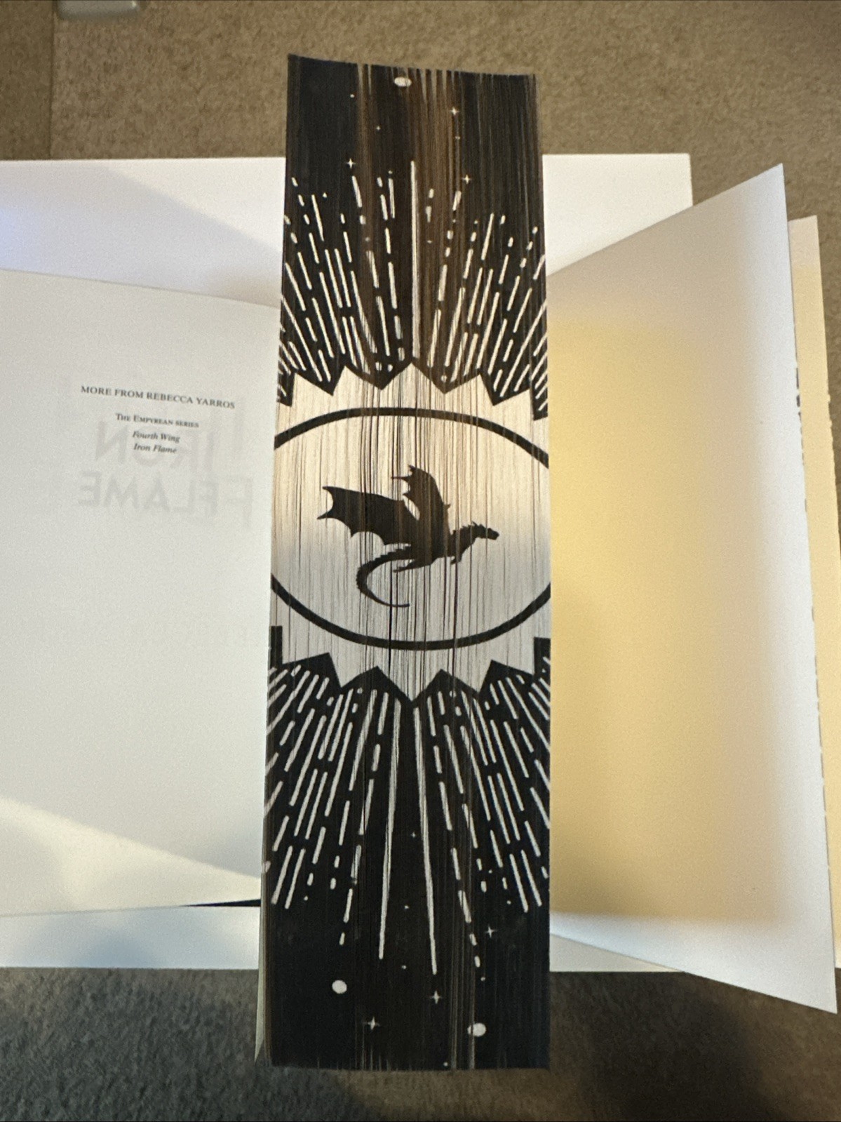 Fairyloot Special Edition Iron Flame By Rebecca Yarros Hardcover